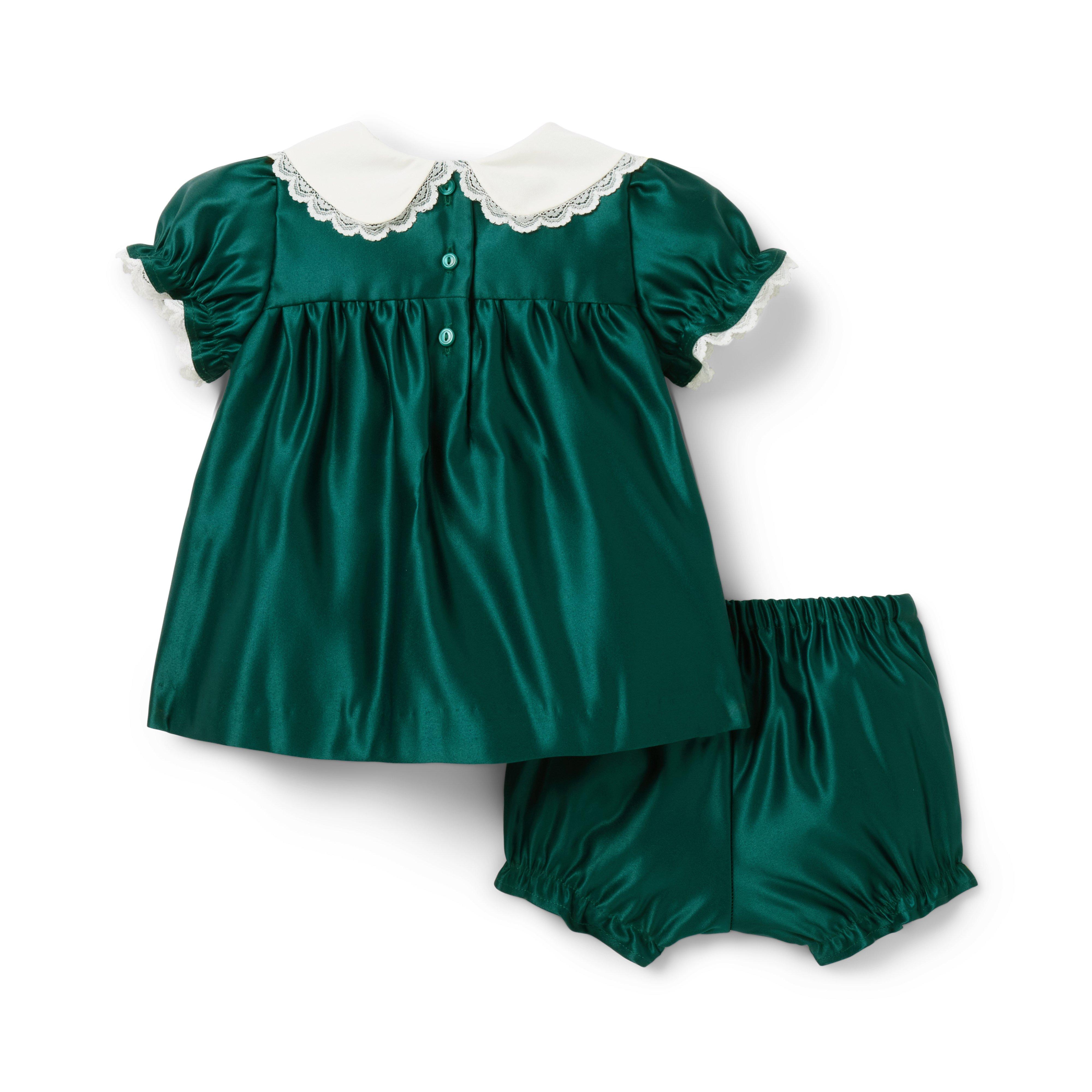 The Satin Collared Matching Baby Set image number 3