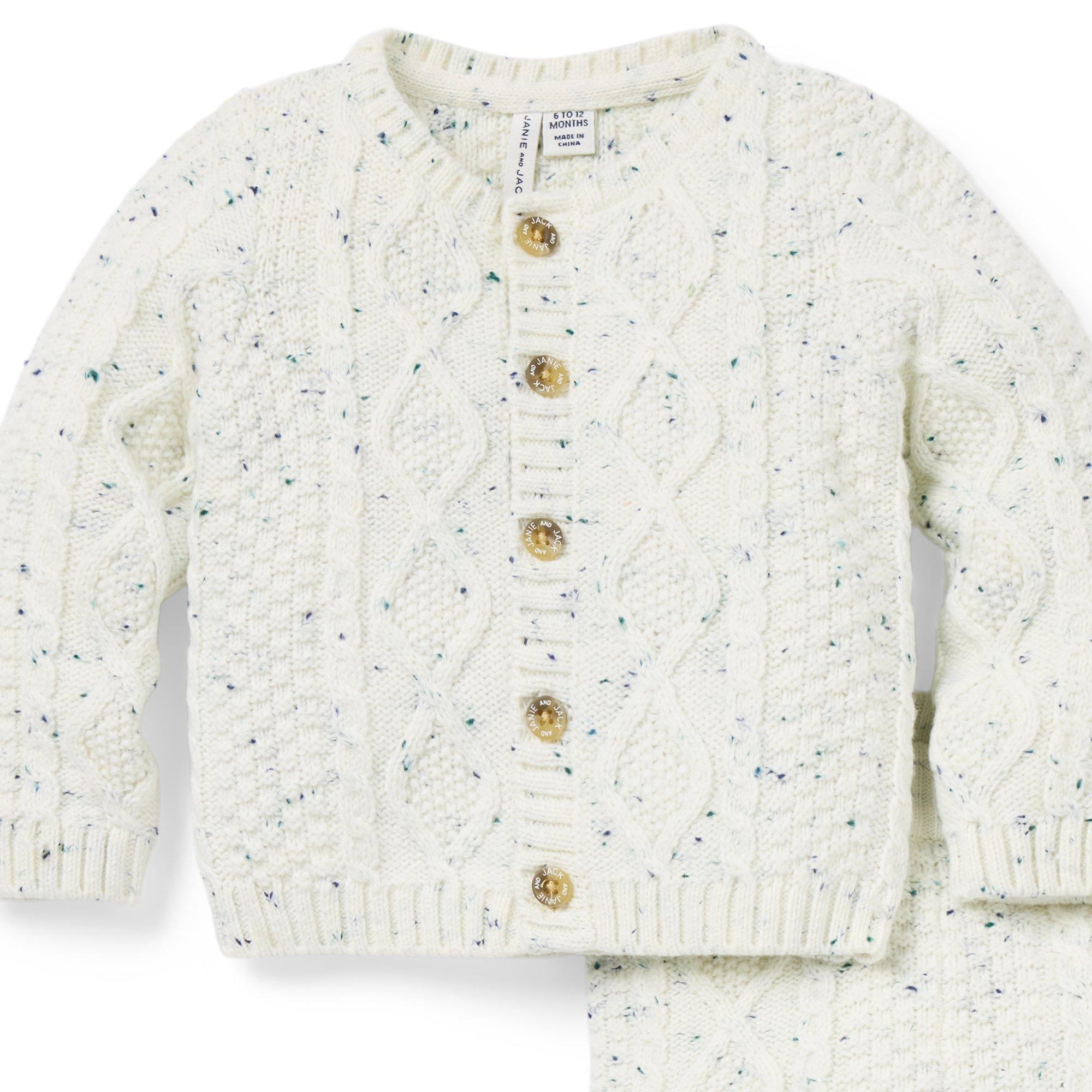 Baby Cable Knit Matching Set image number 2