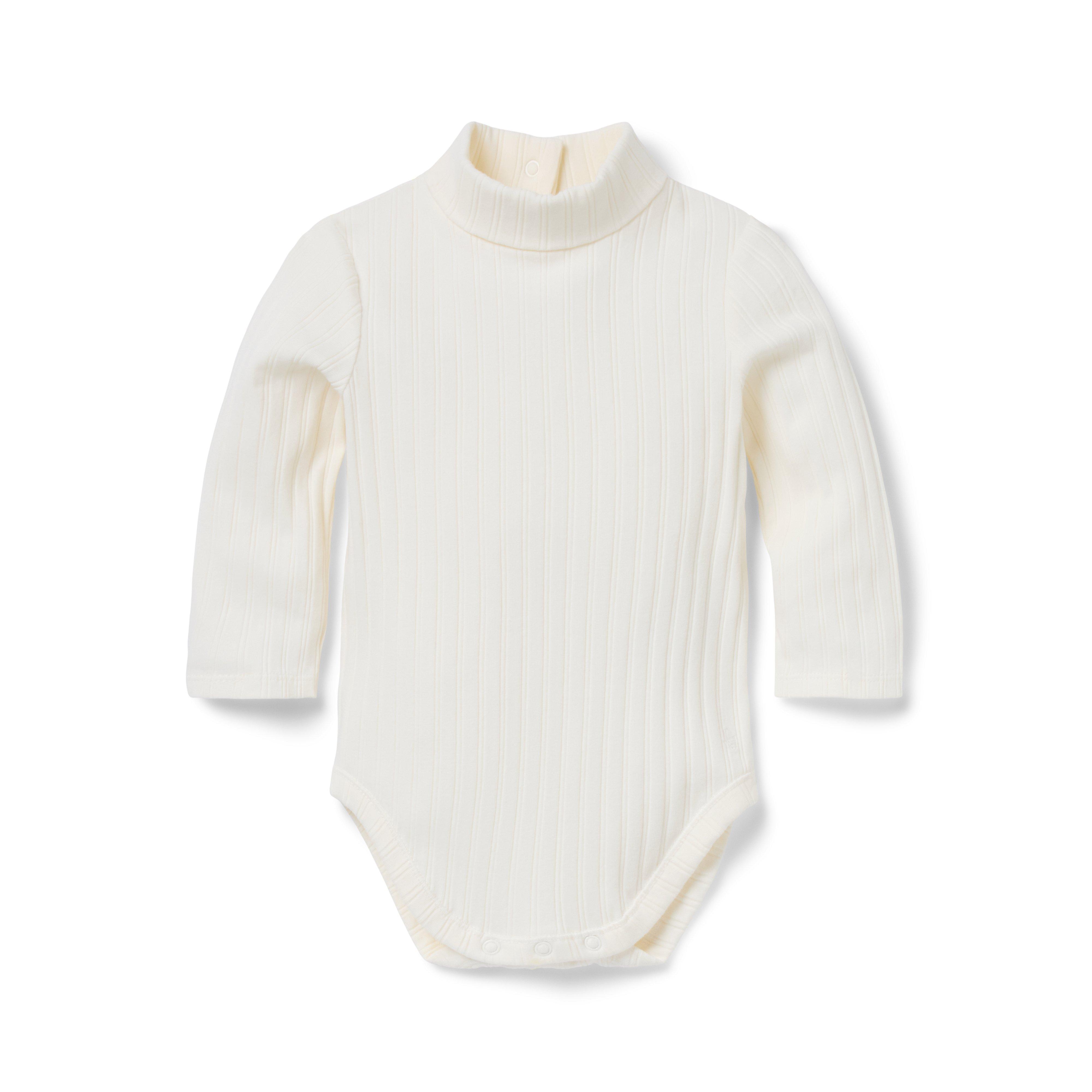 Baby Ribbed Turtleneck Bodysuit
