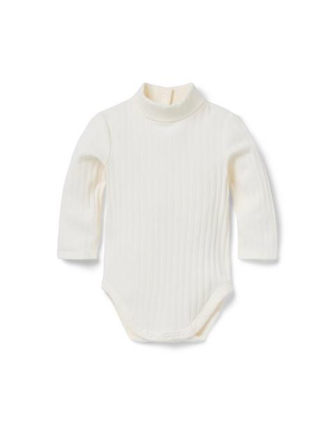 Baby Ribbed Turtleneck Bodysuit
