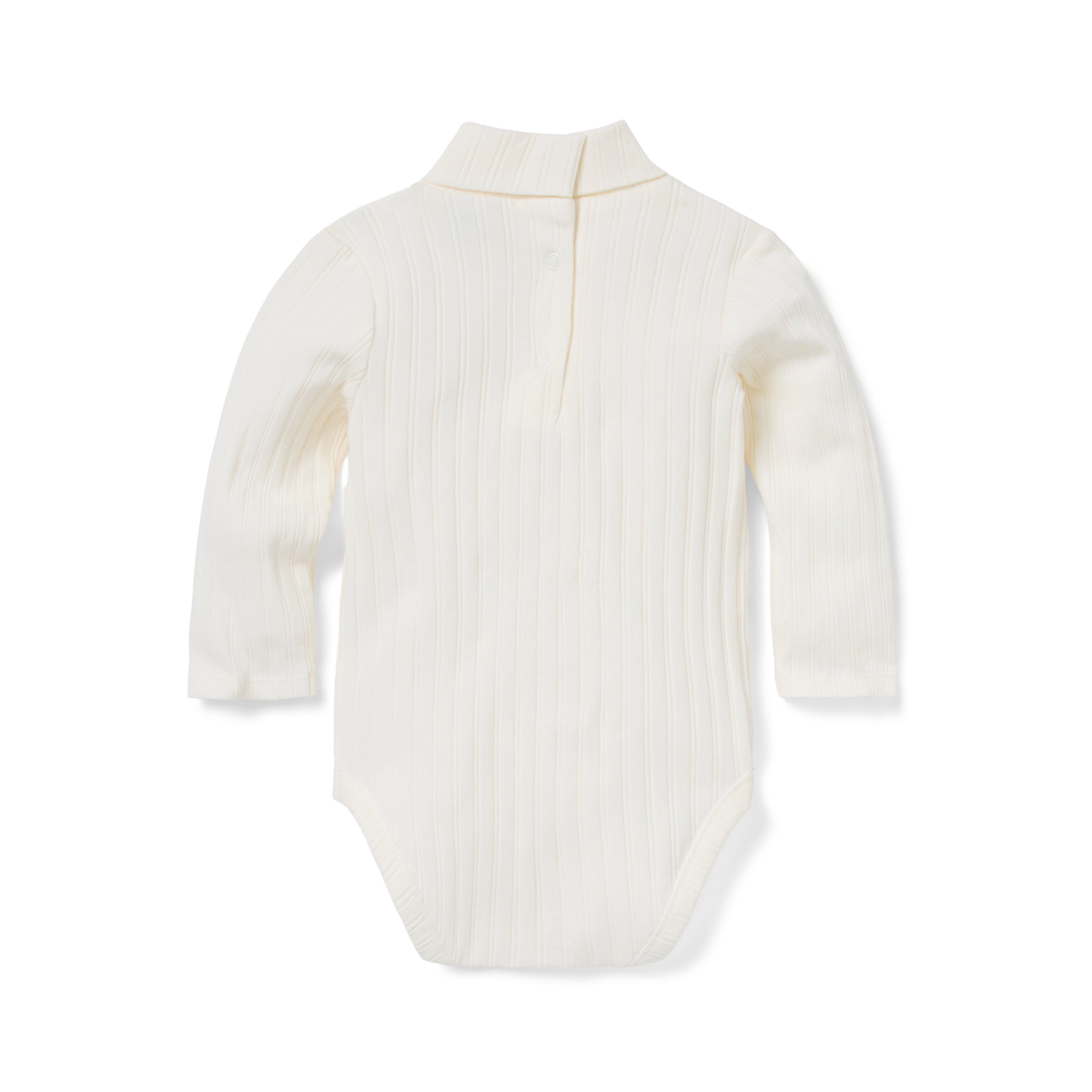 Baby Ribbed Turtleneck Bodysuit image number 1