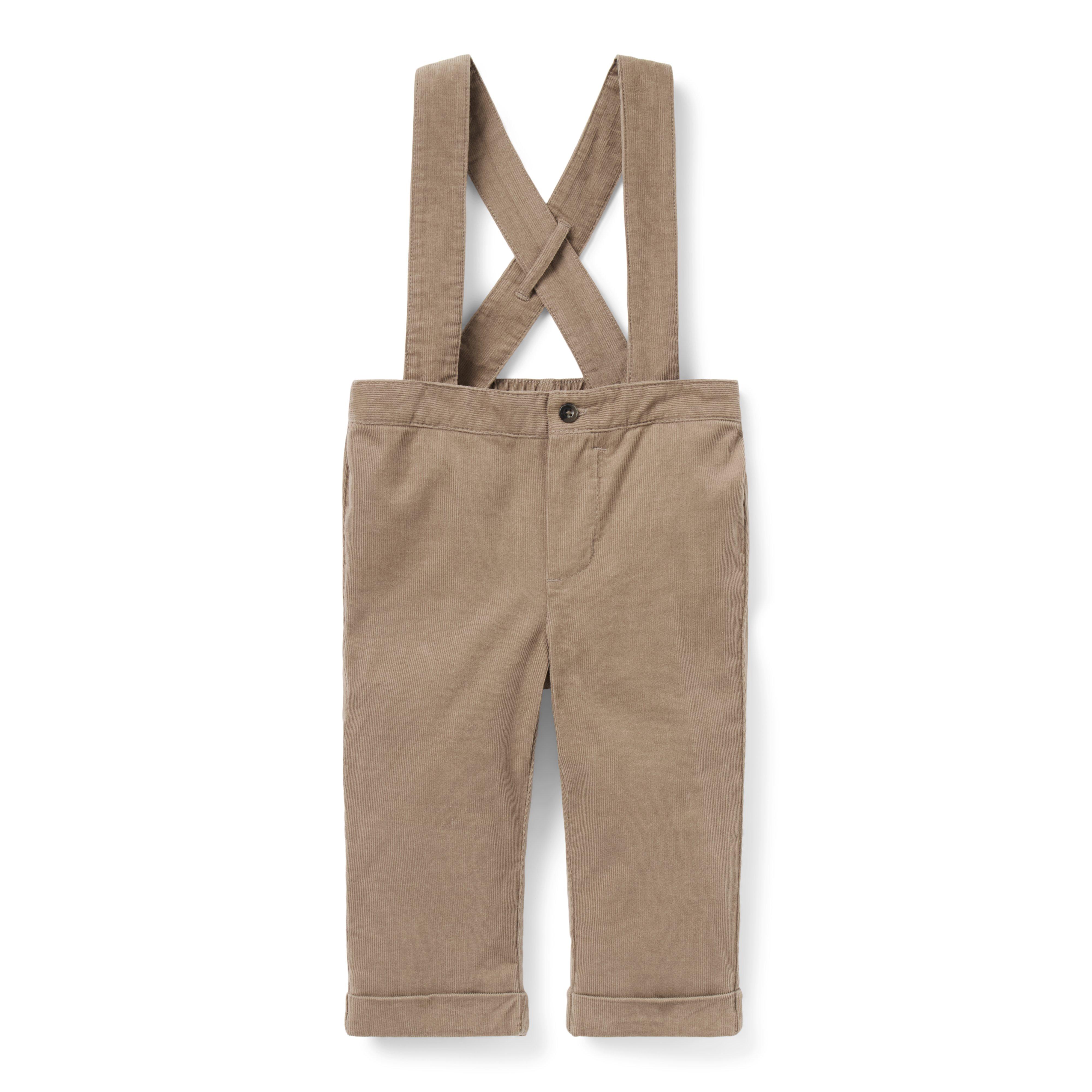Baby Corduroy Suspender Pant