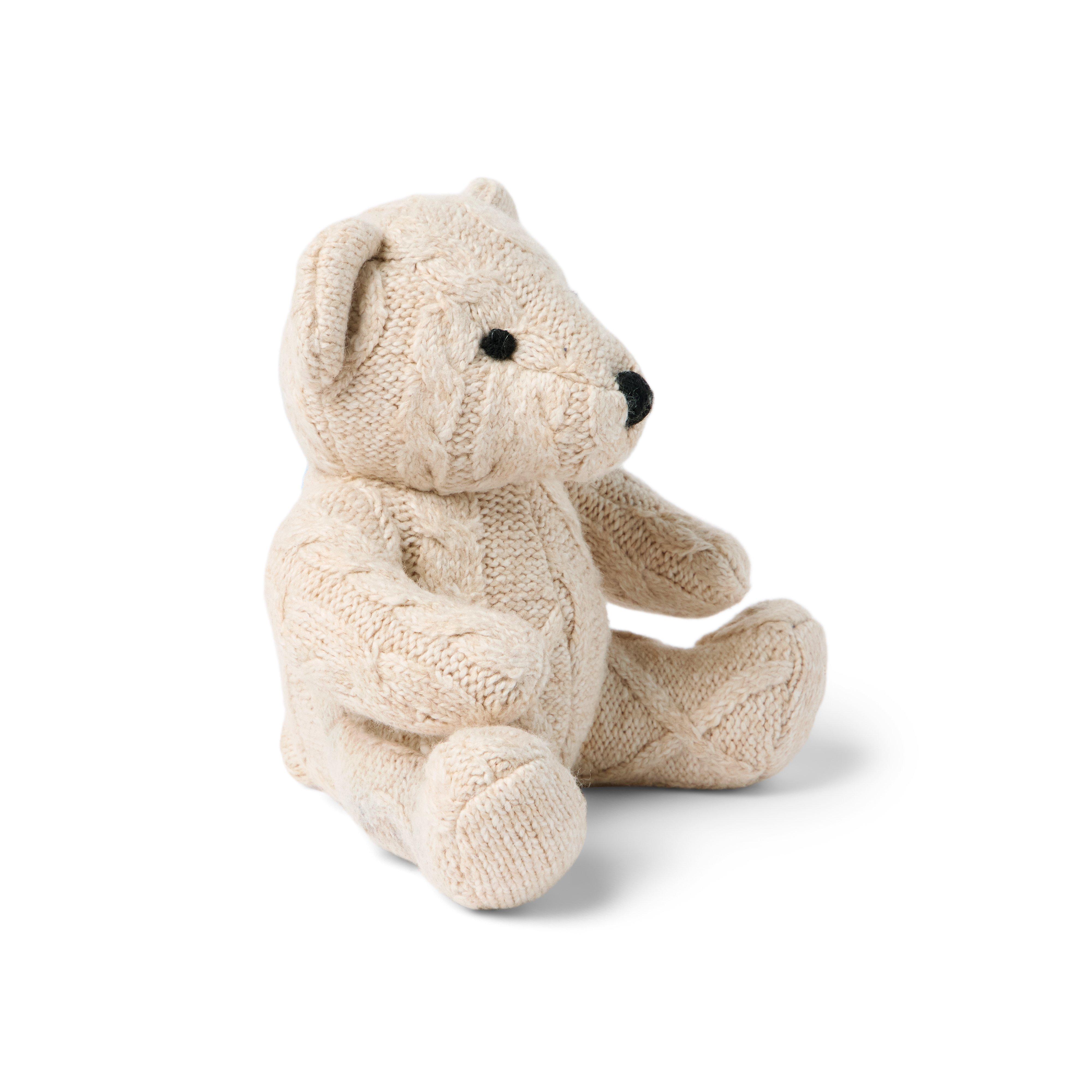 The Cable Knit Bear Plush image number 1