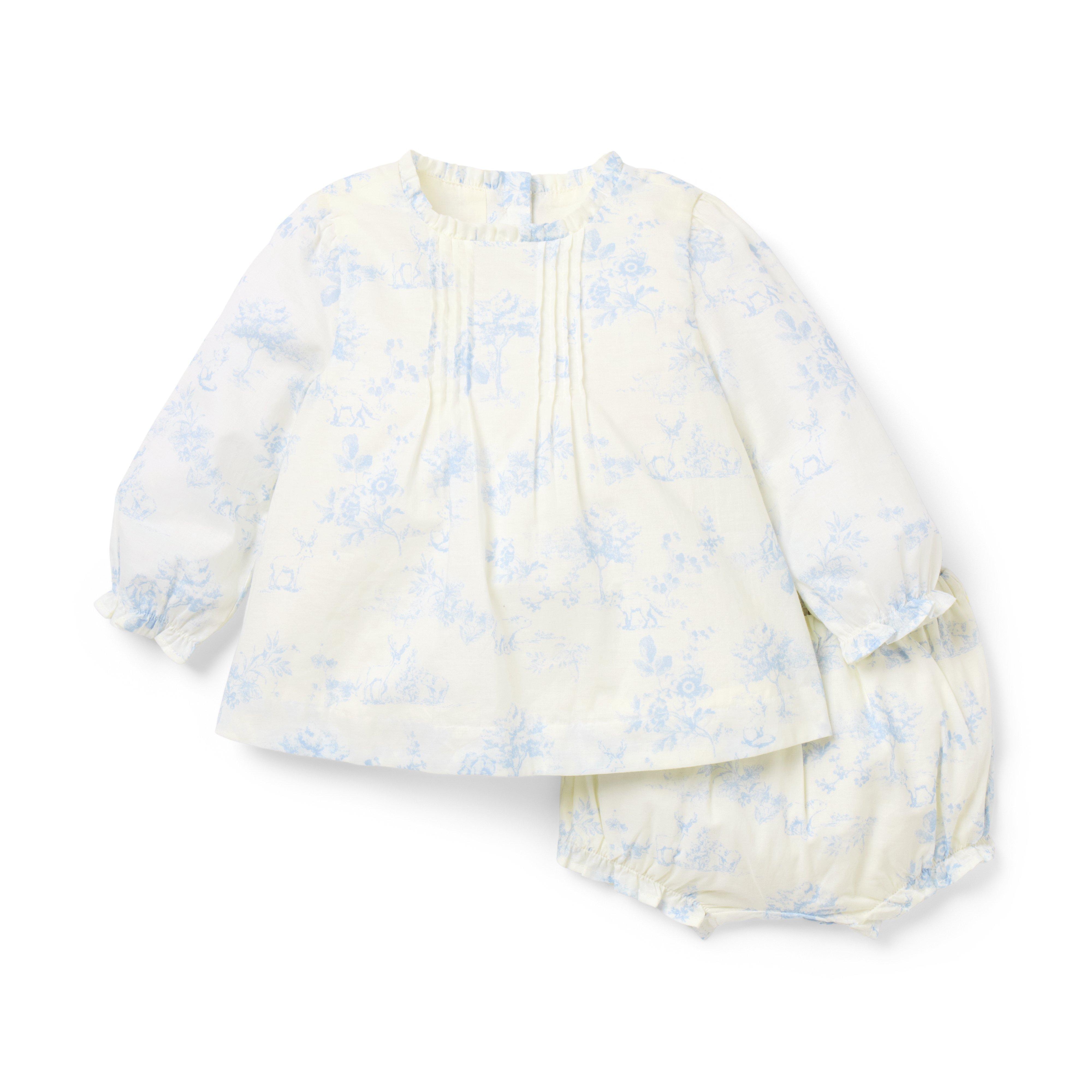 Baby Floral Toile Matching Set