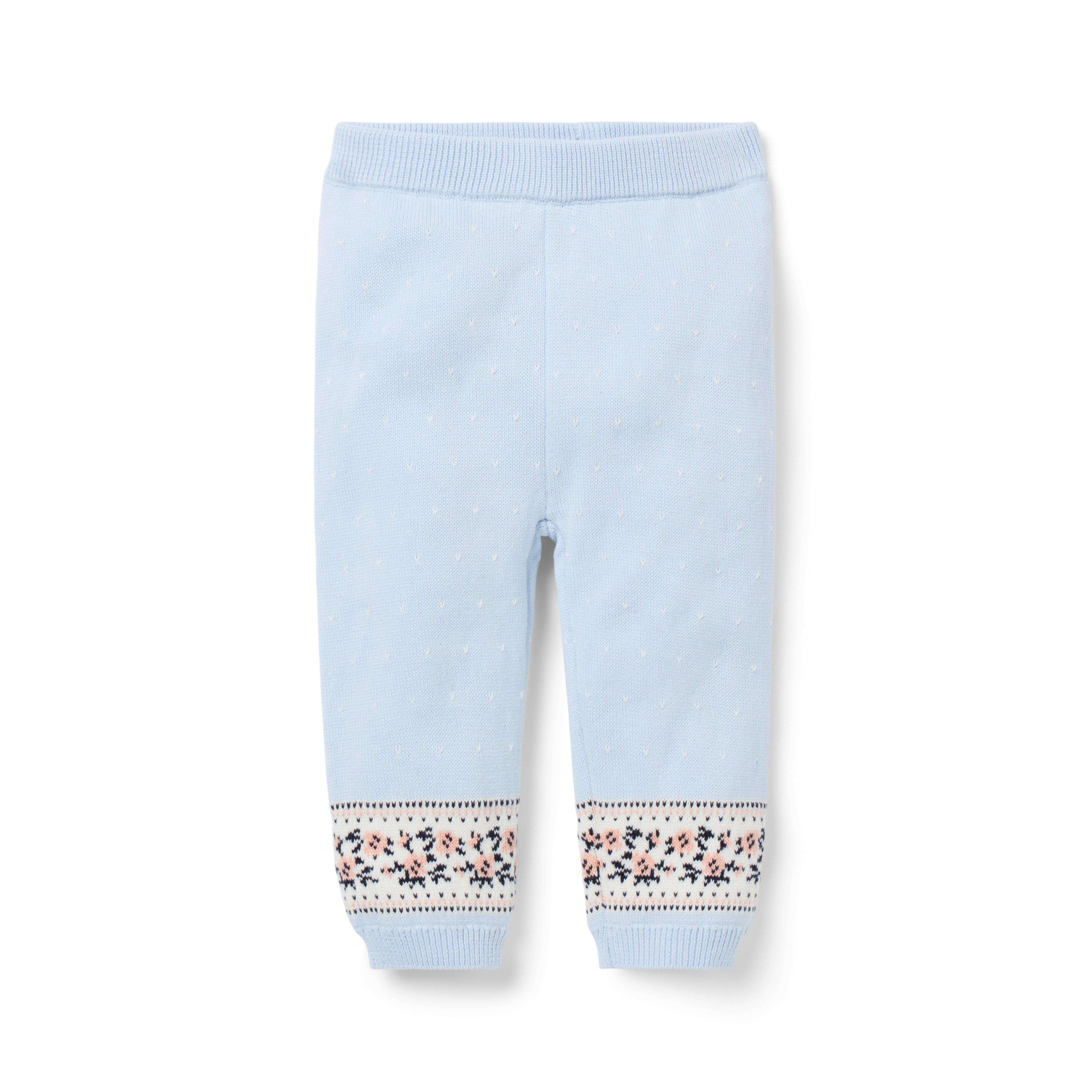 Baby Floral Fair Isle Sweater Pant