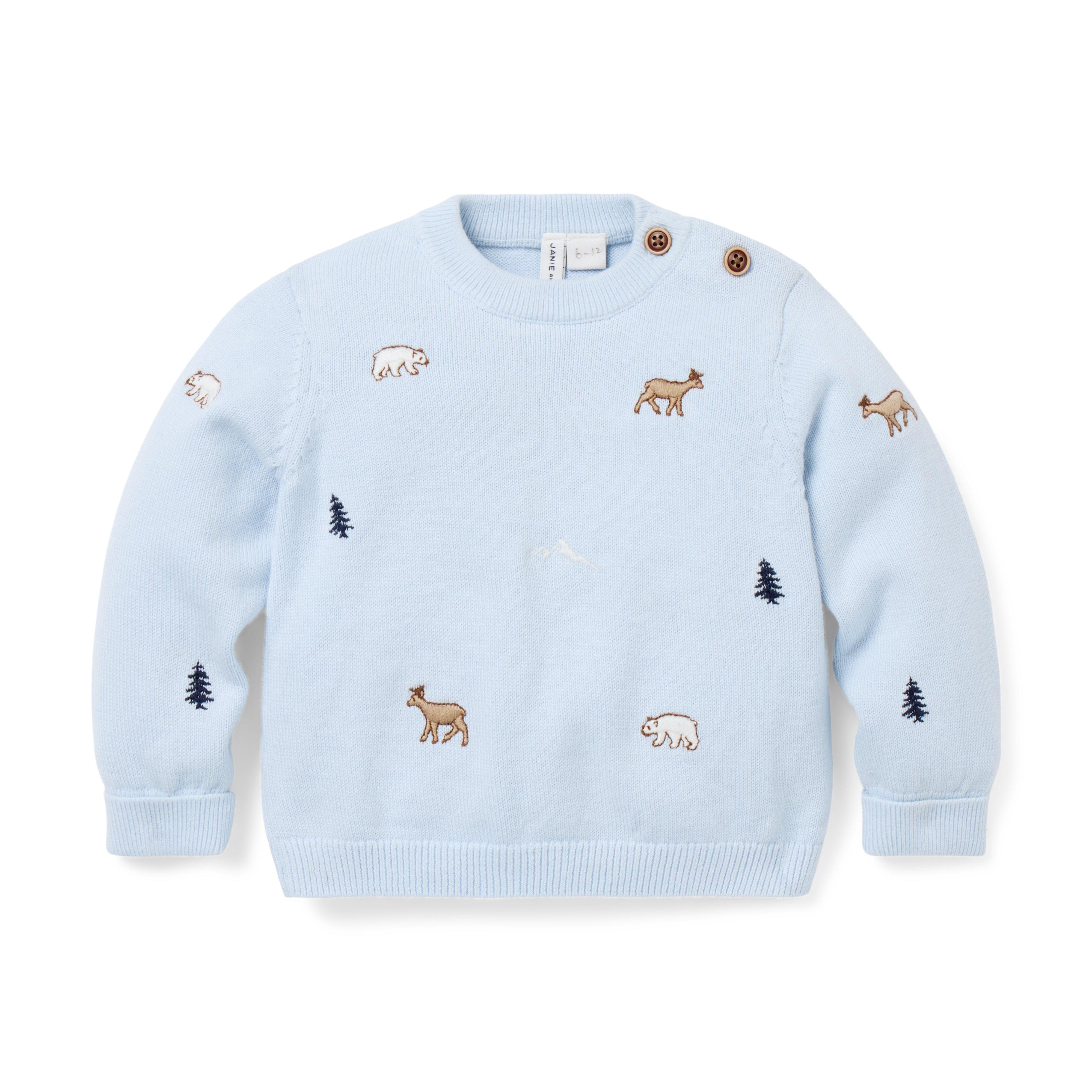 Baby Woodland Friends Sweater