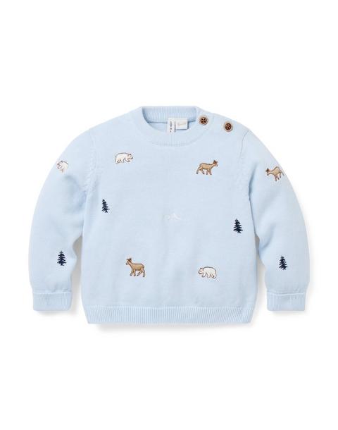 Baby Woodland Friends Sweater