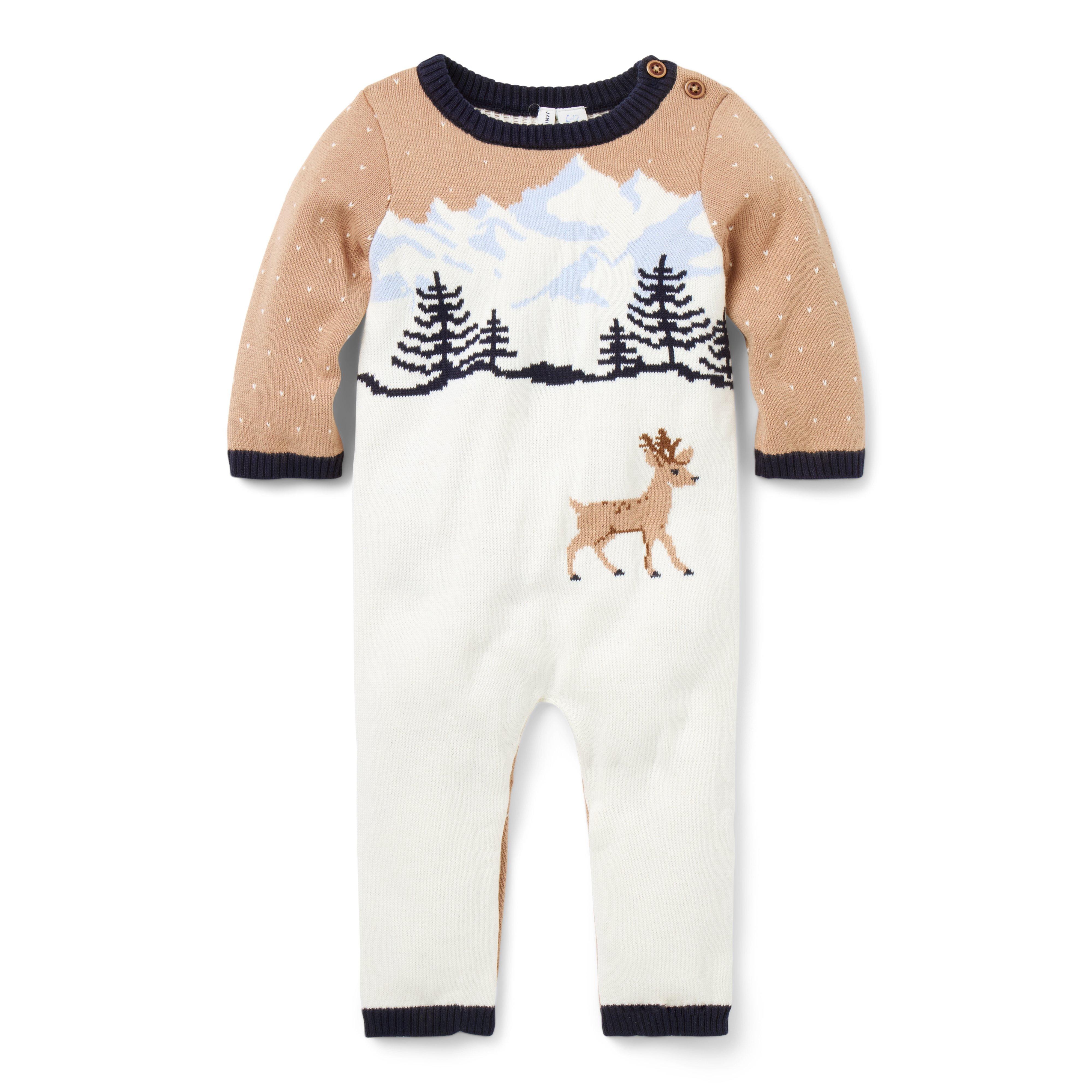 Baby Deer Sweater One-Piece