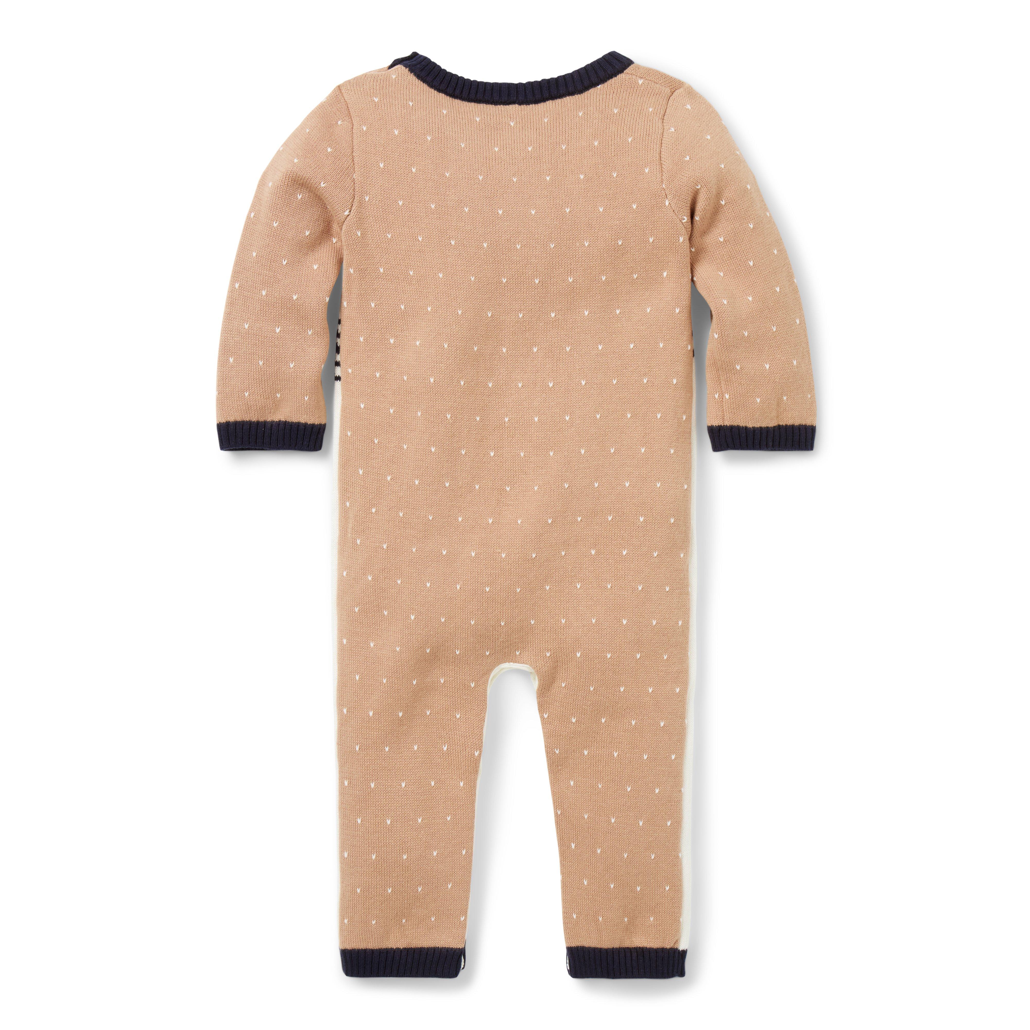 Baby Deer Sweater One-Piece image number 2