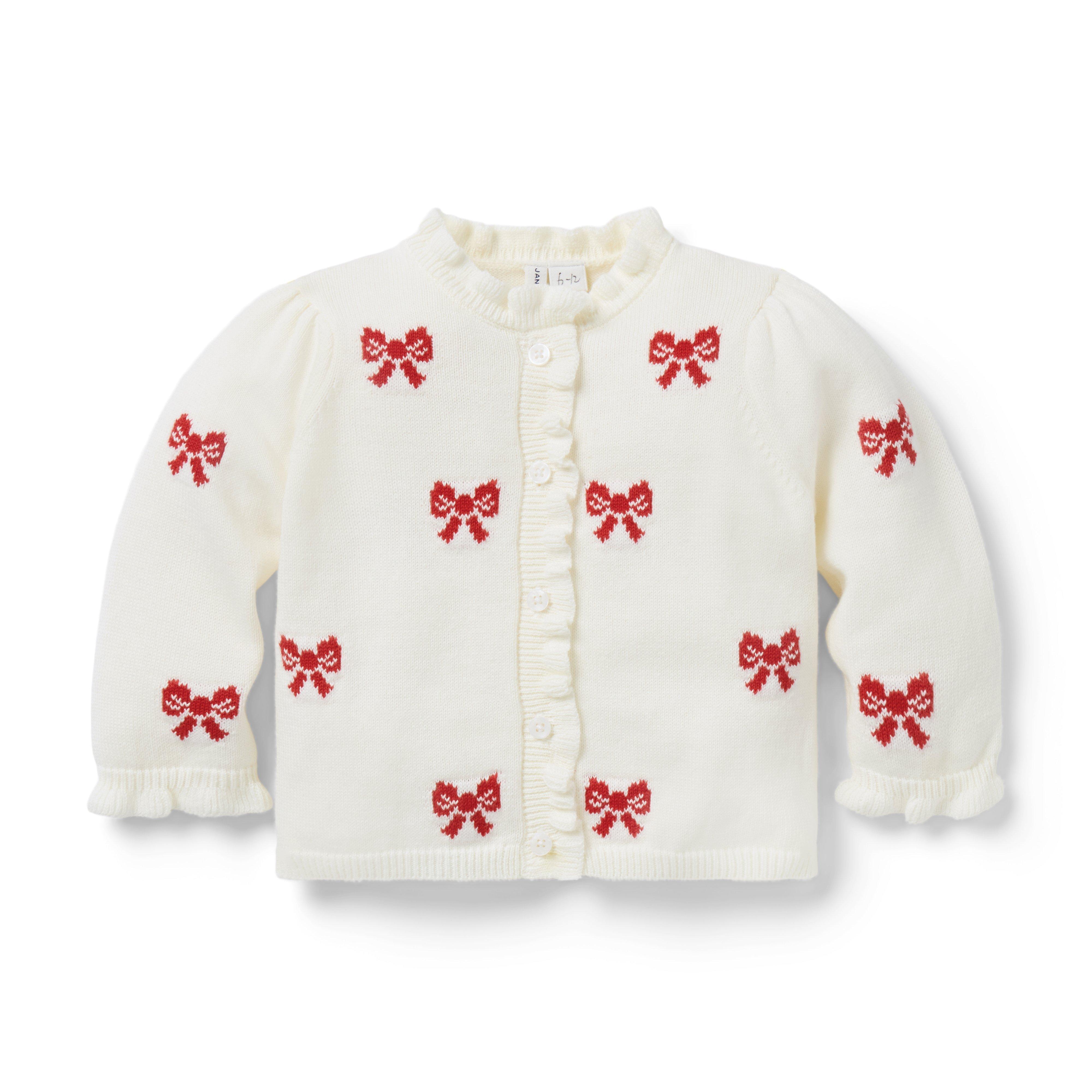 Baby Bow Ruffle Cardigan