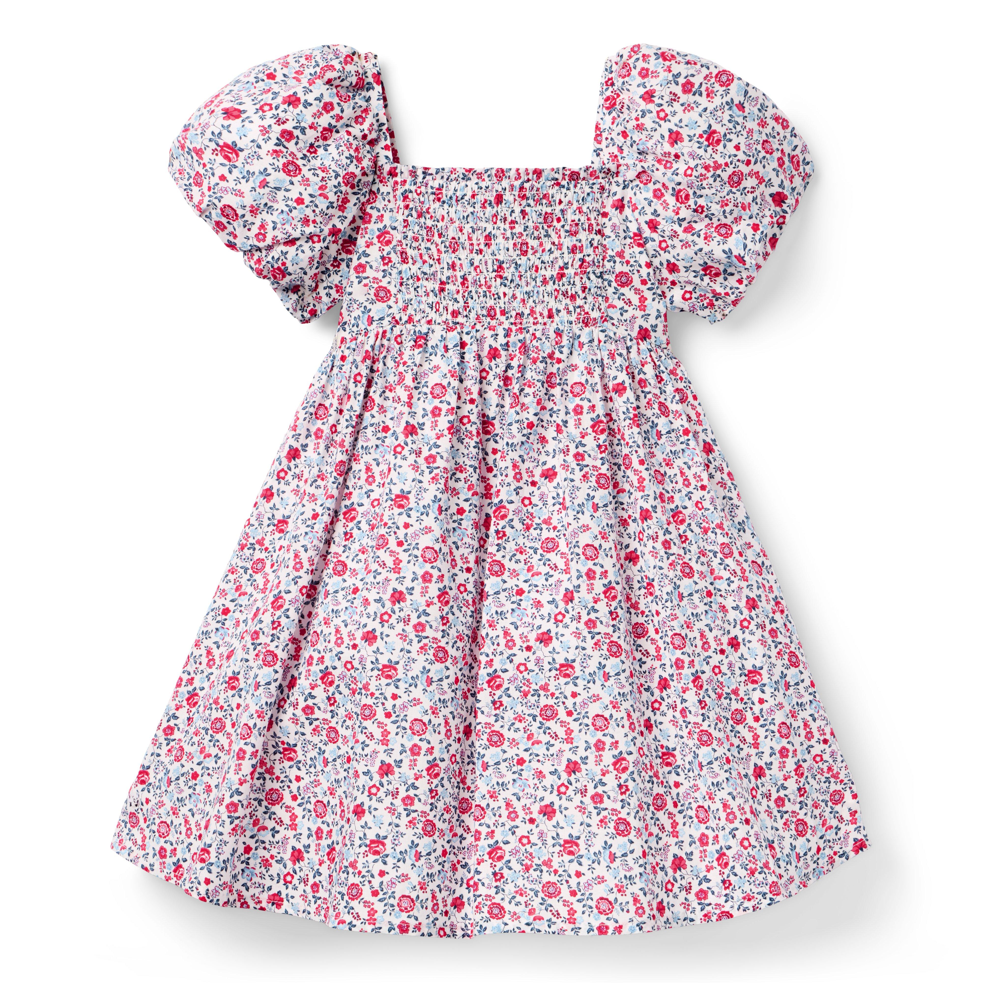 Ditsy Floral Puff Sleeve Dress