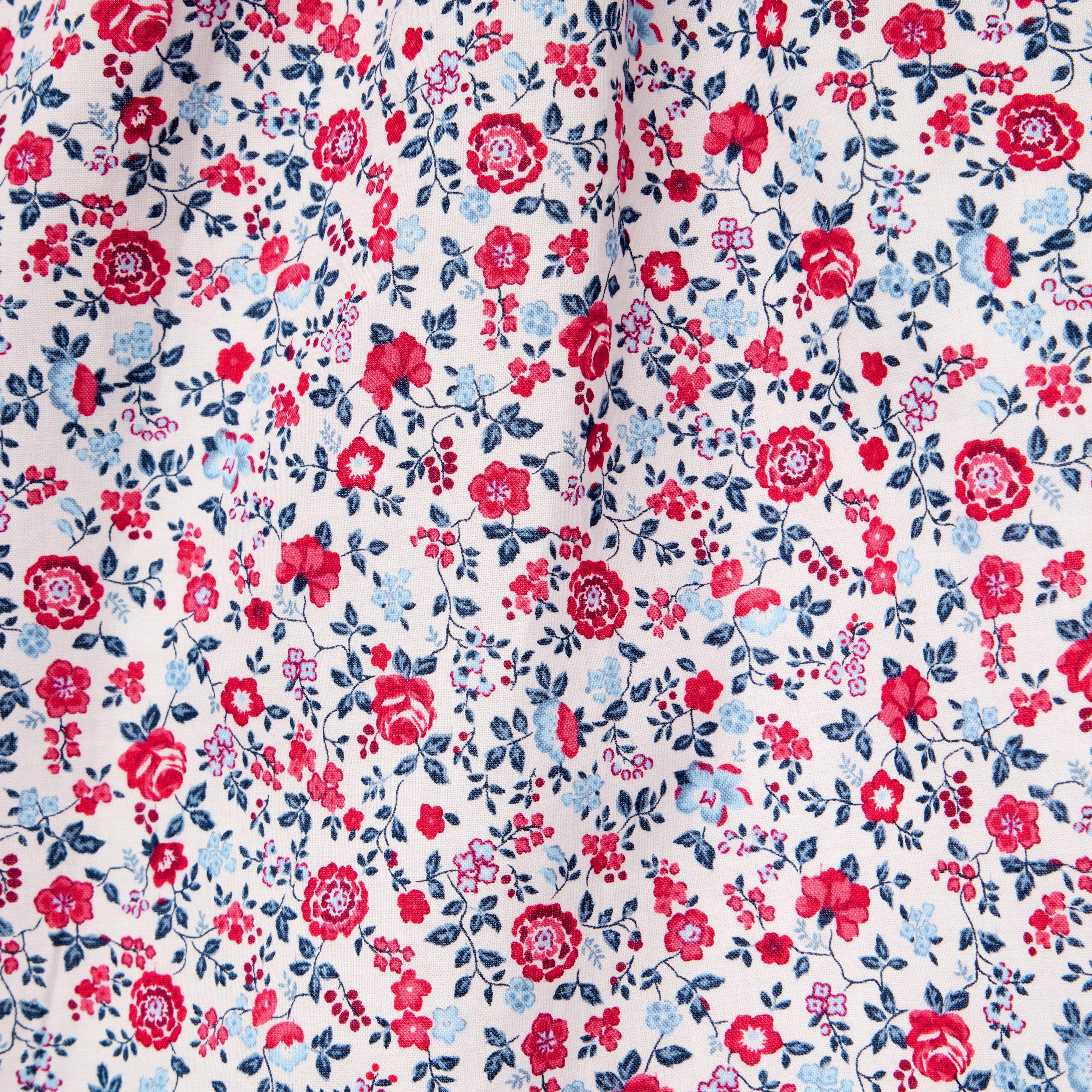 Ditsy Floral Puff Sleeve Dress image number 1