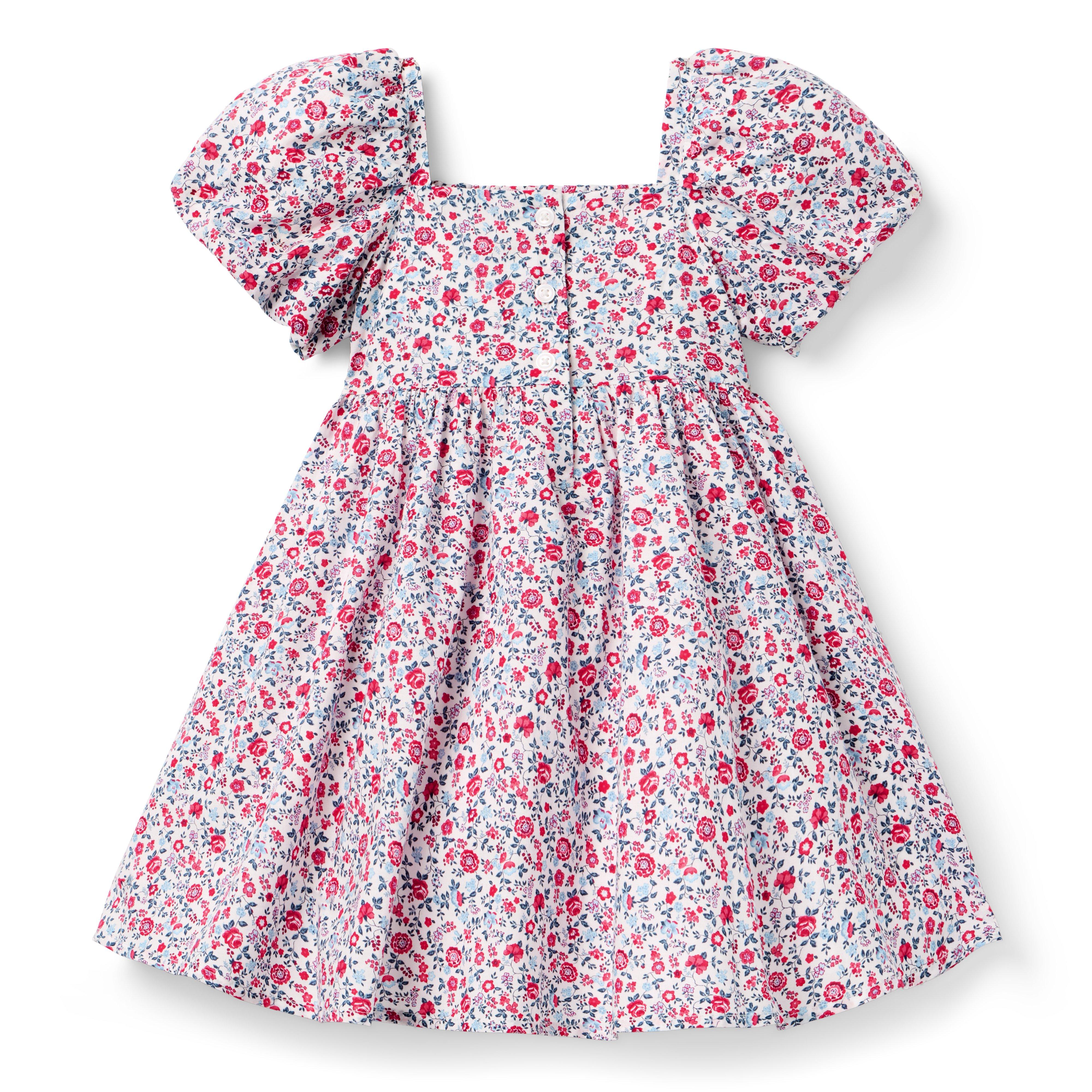 Ditsy Floral Puff Sleeve Dress image number 2
