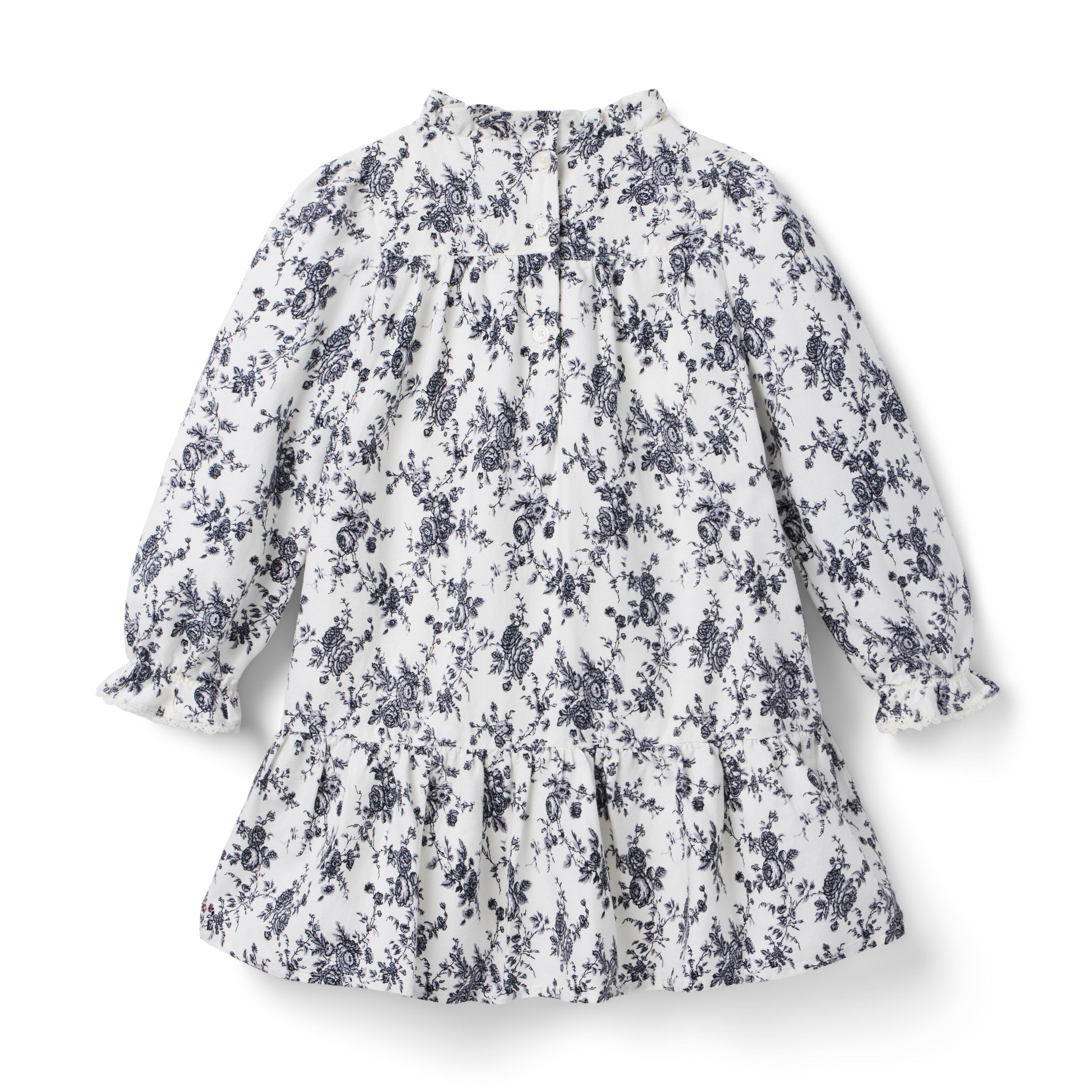 Floral Twill Dropwaist Dress image number 2