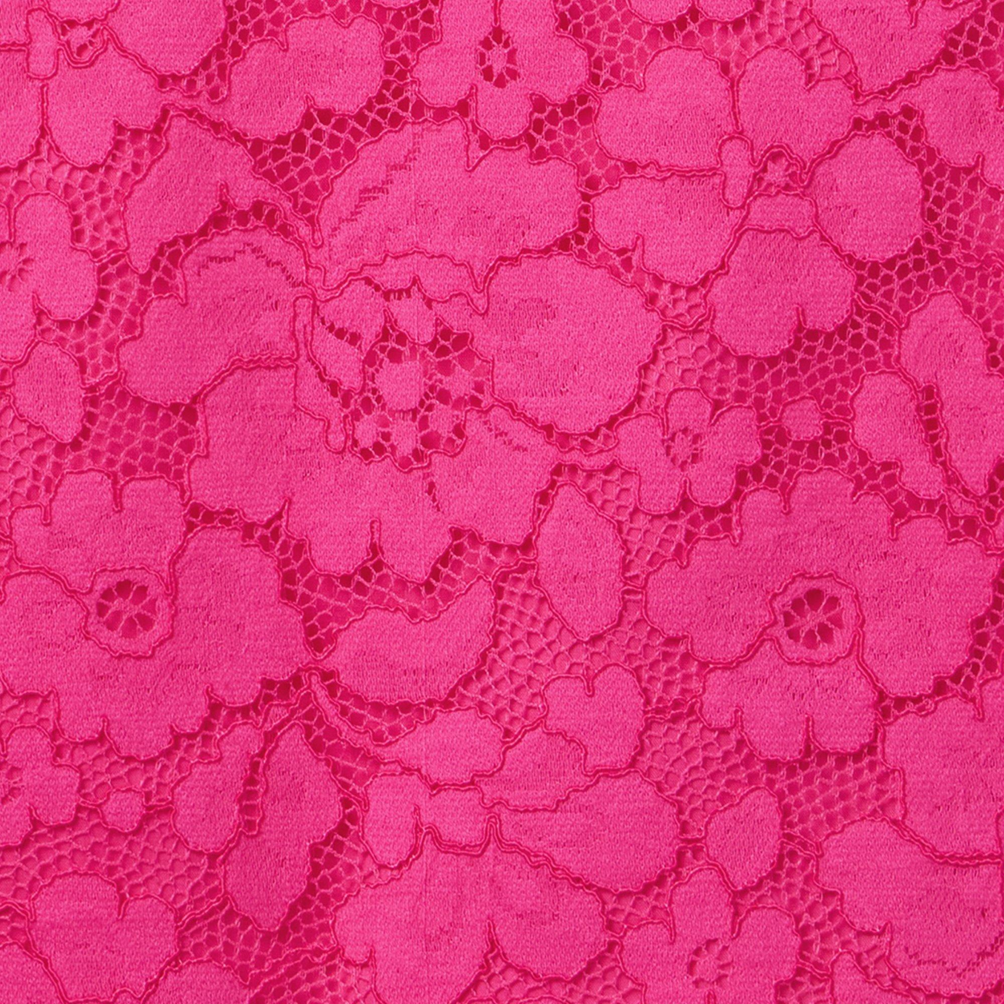 Floral Lace Ruffle Trim Dress image number 2