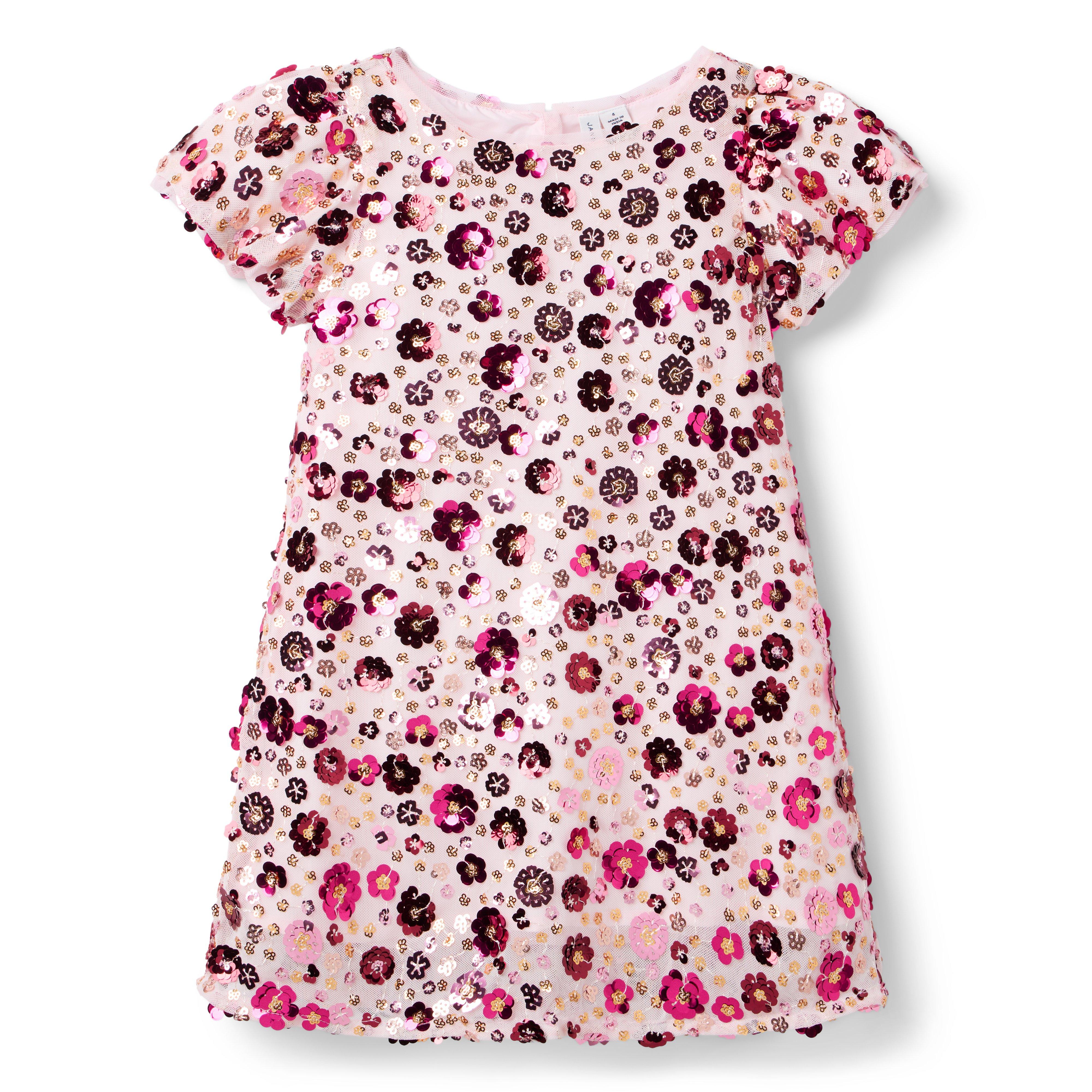 The Floral Sequin Dress