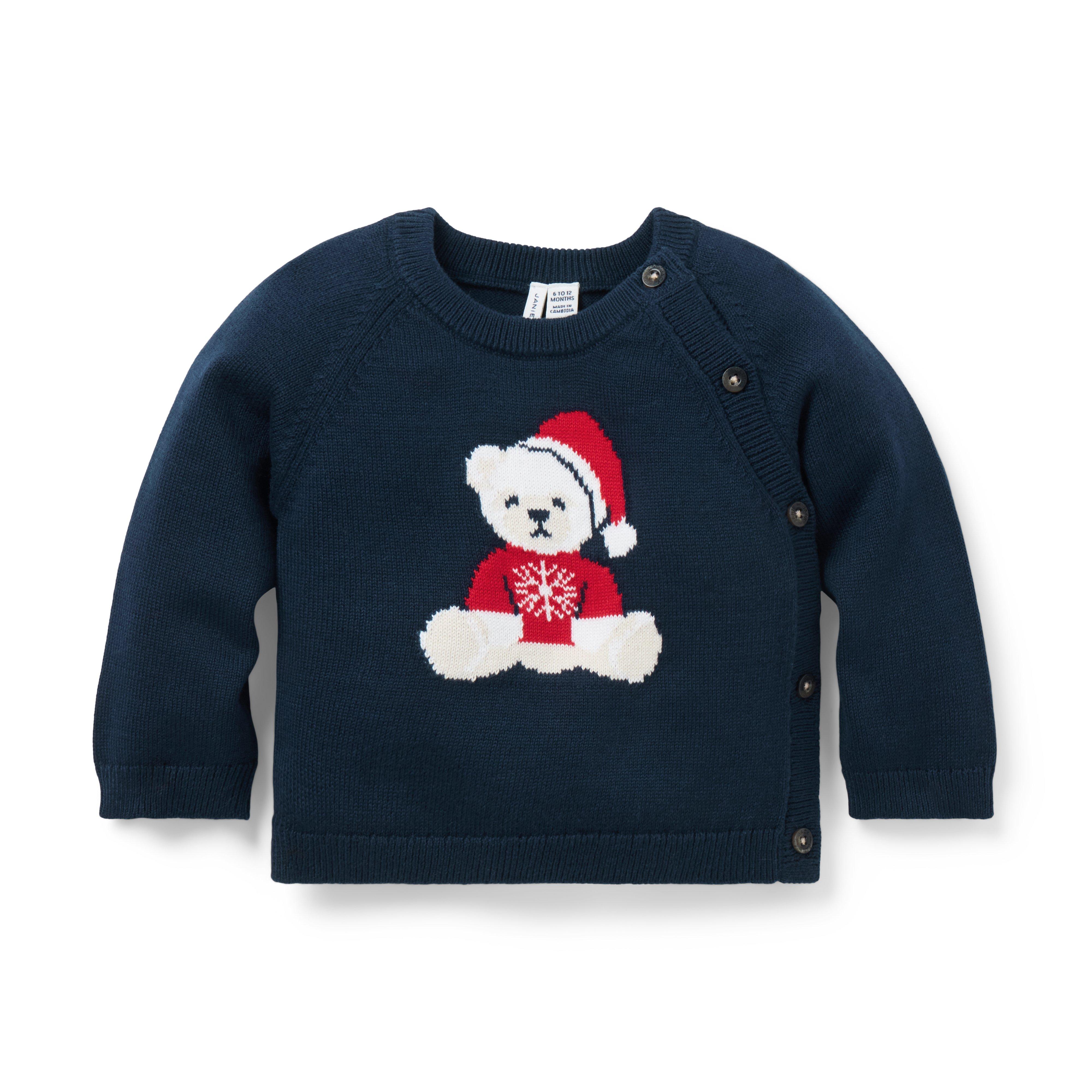 Baby Santa Bear Sweater