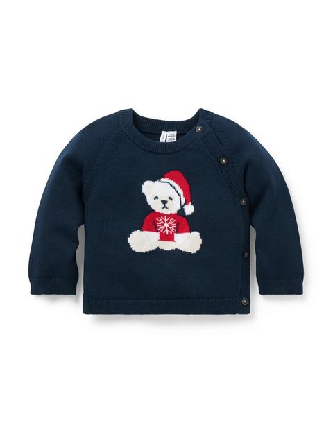 Baby Santa Bear Sweater