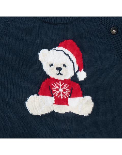 Baby Santa Bear Sweater