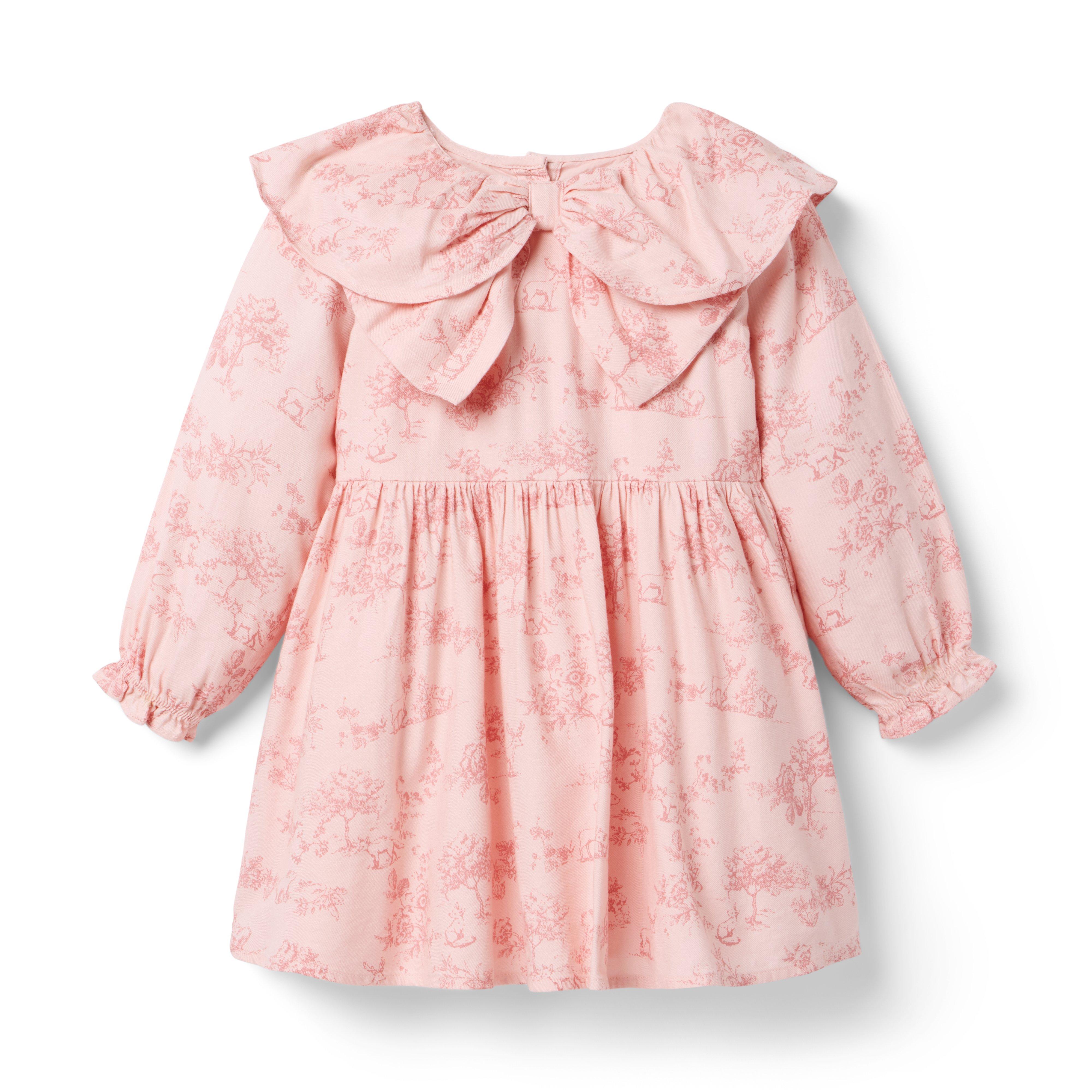 Floral Toile Bow Dress