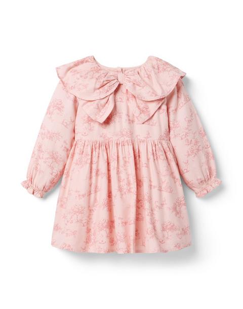 Floral Toile Bow Dress