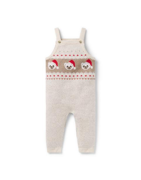 Baby Santa Bear Overall