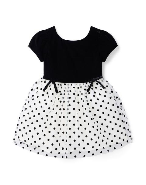 The Velvet Dot Dress