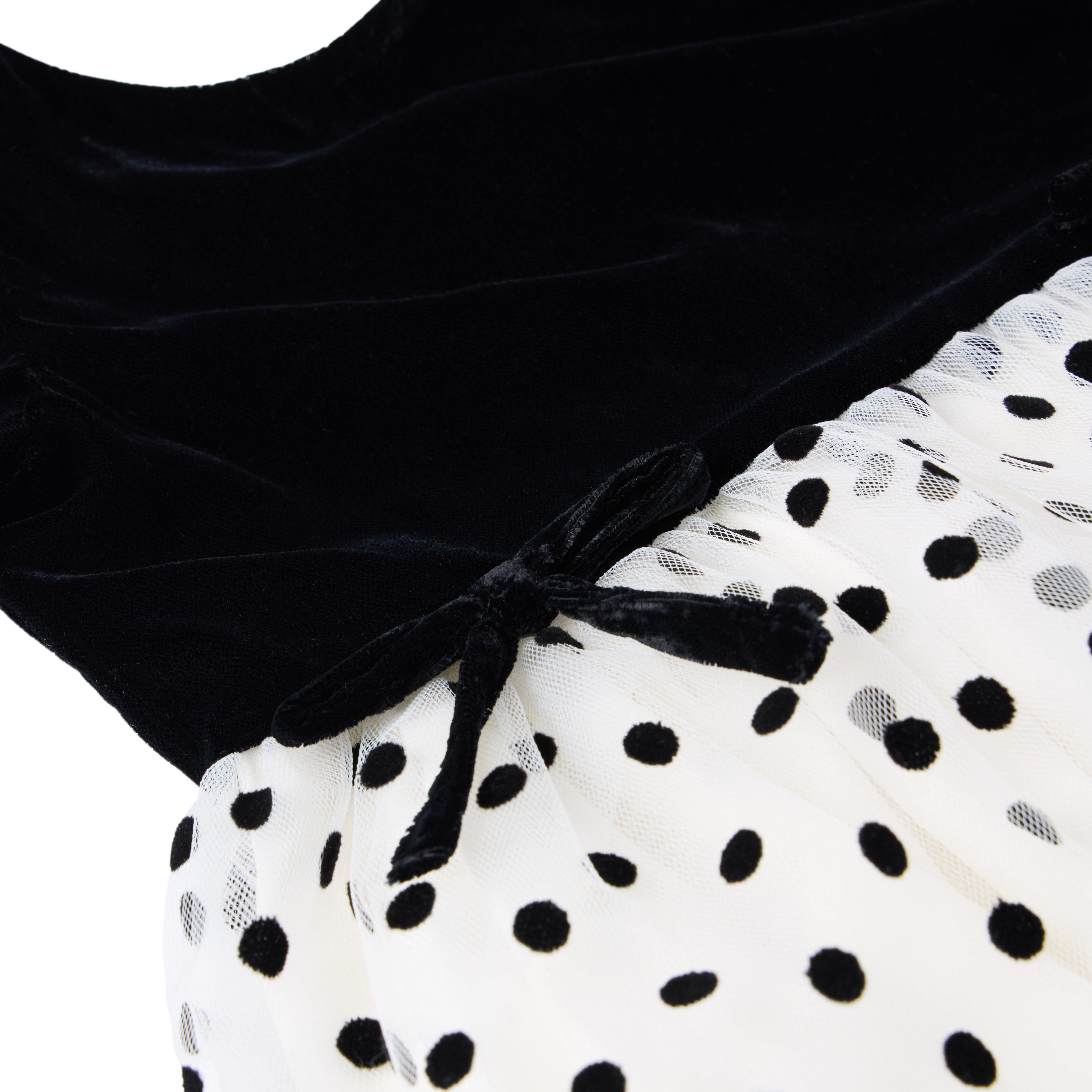 The Velvet Dot Dress image number 1