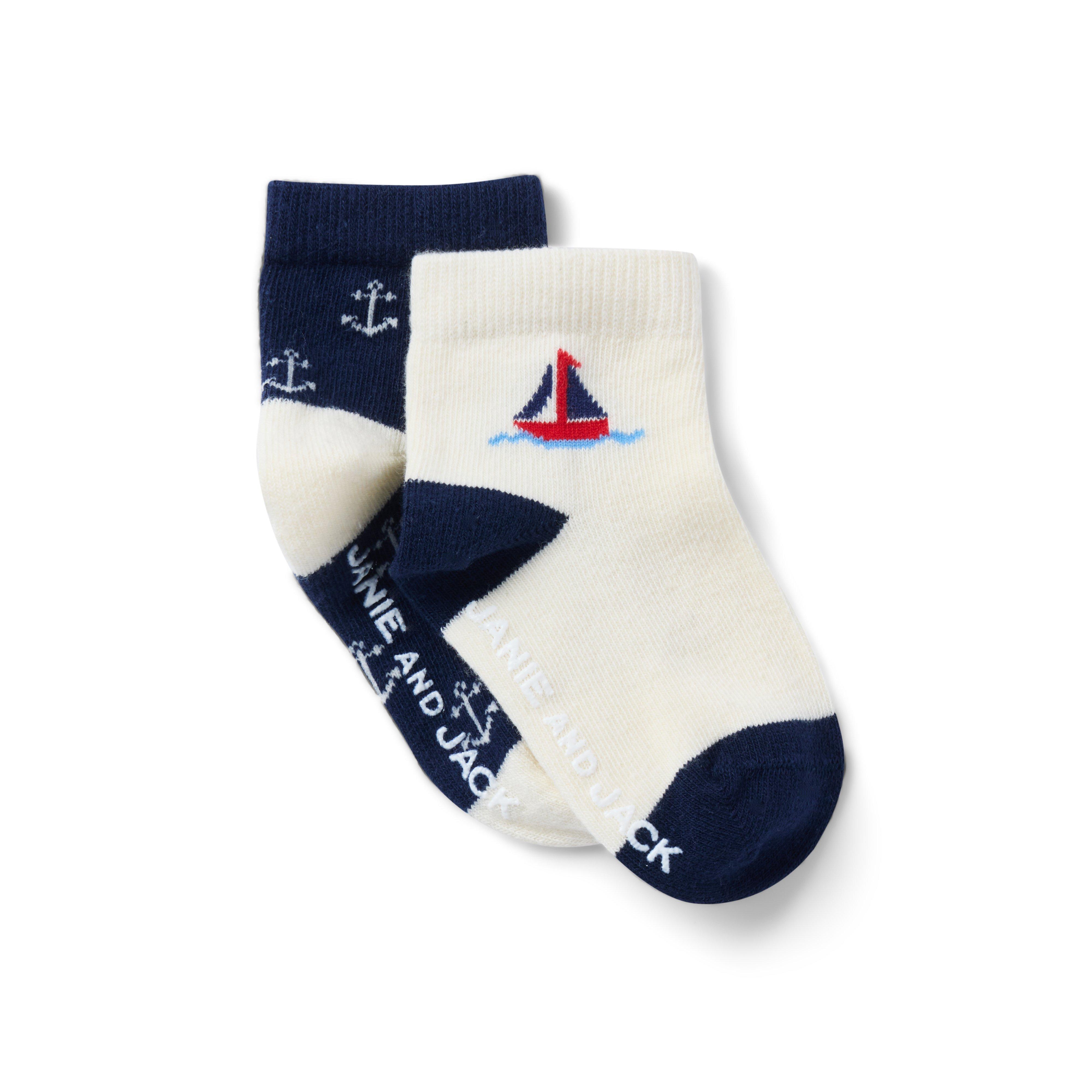 Baby Sailboat Sock 2-Pack