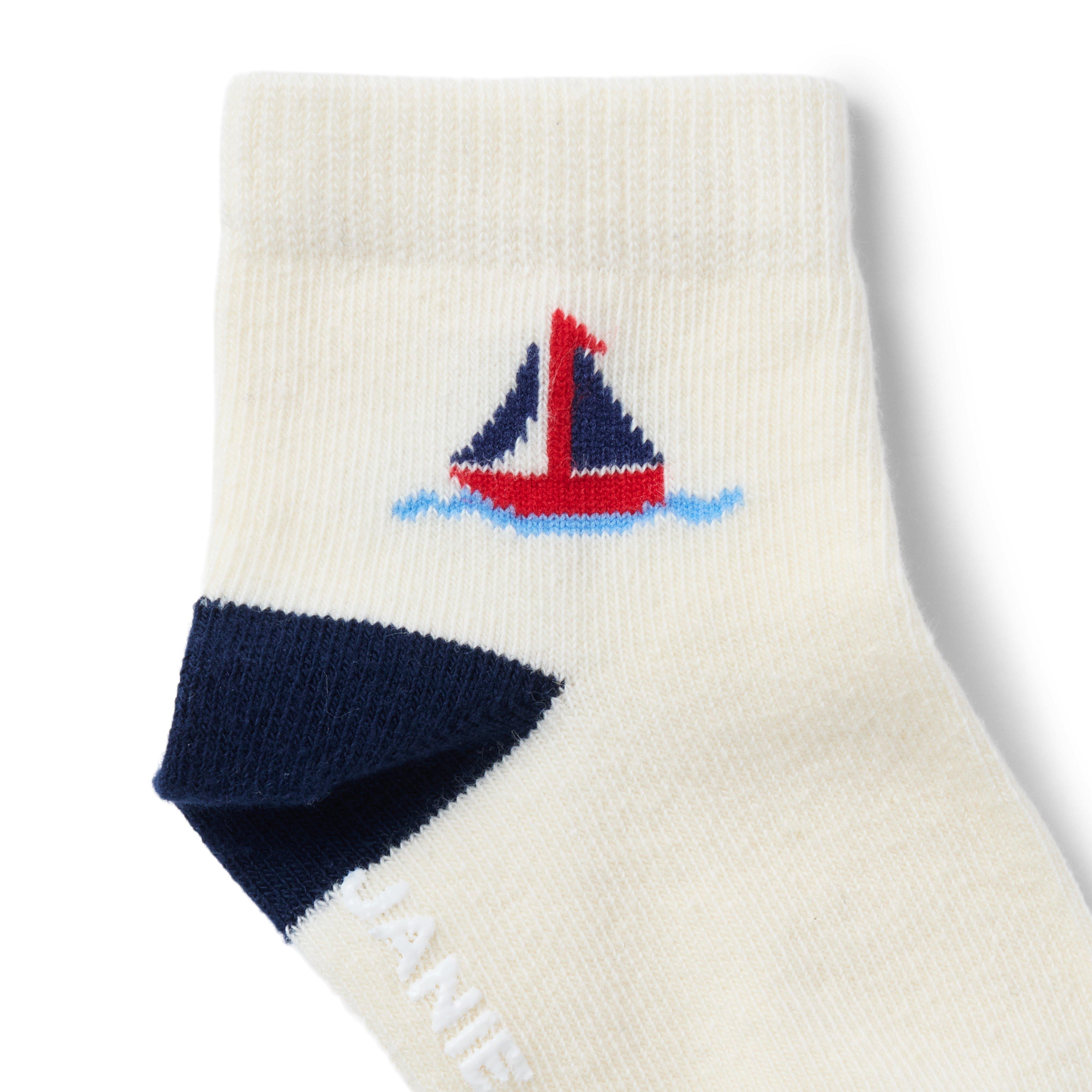 Baby Sailboat Sock 2-Pack image number 1