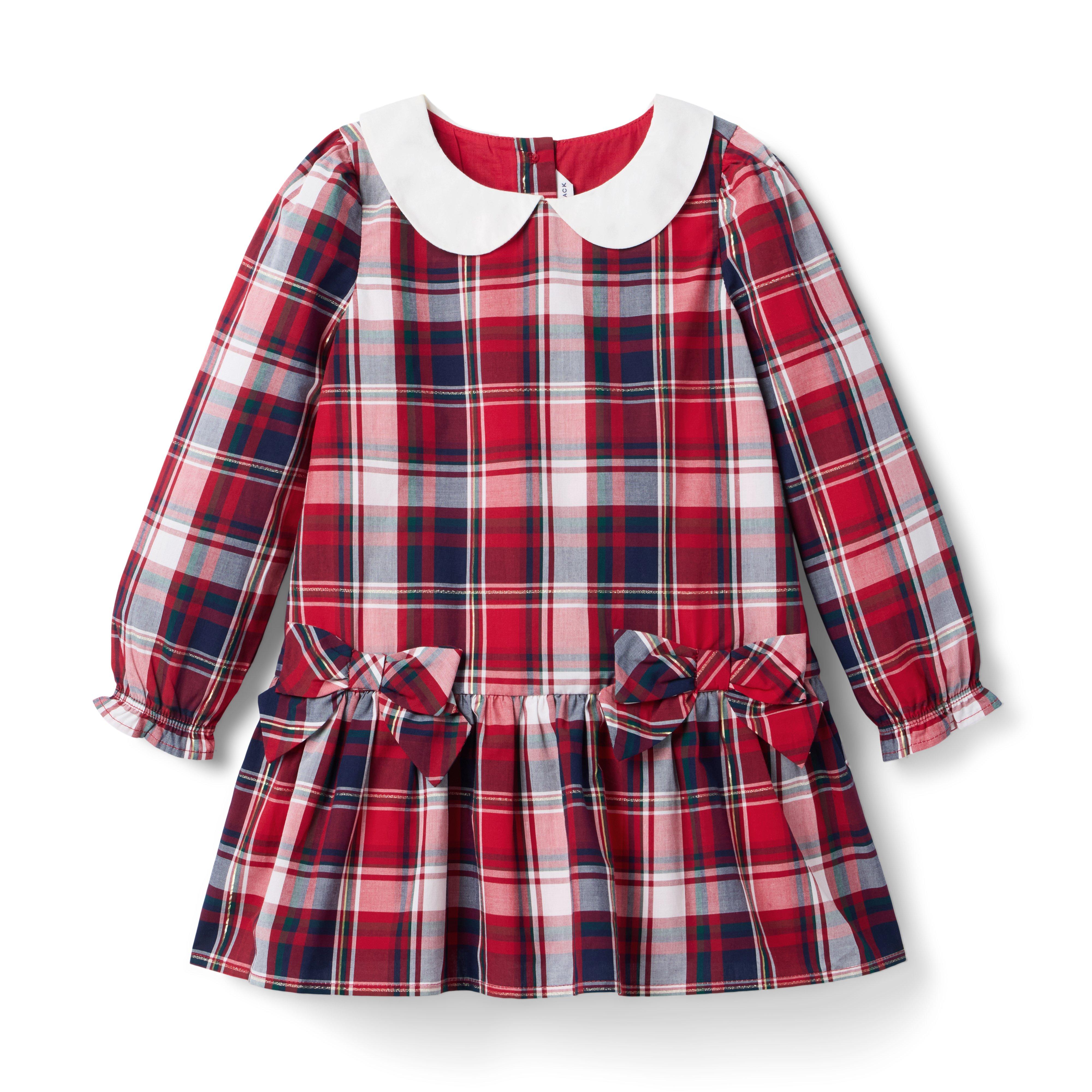 The Tartan Shimmer Bow Dress