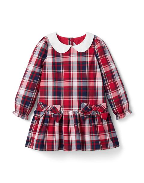 The Tartan Shimmer Bow Dress