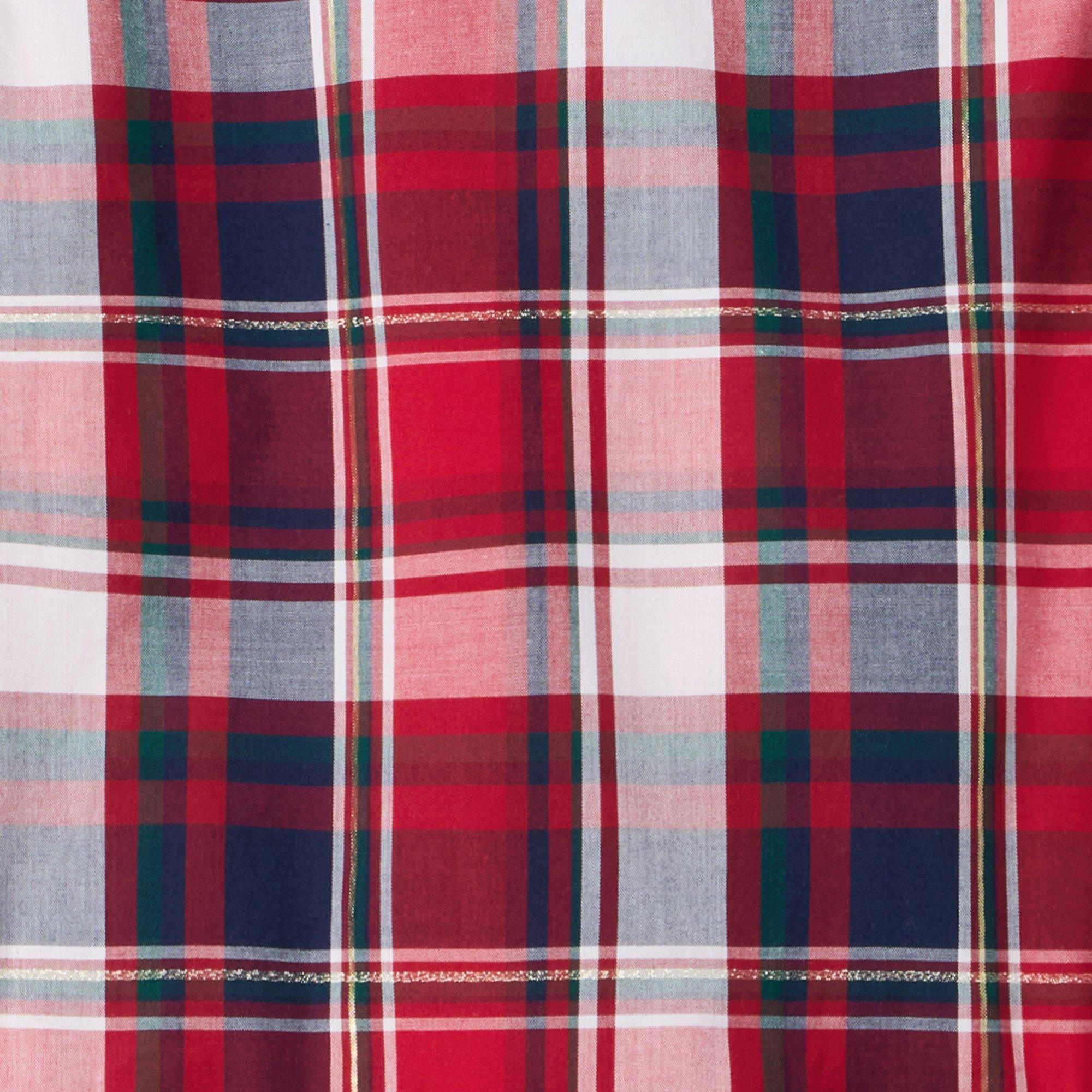 The Tartan Shimmer Bow Dress image number 1