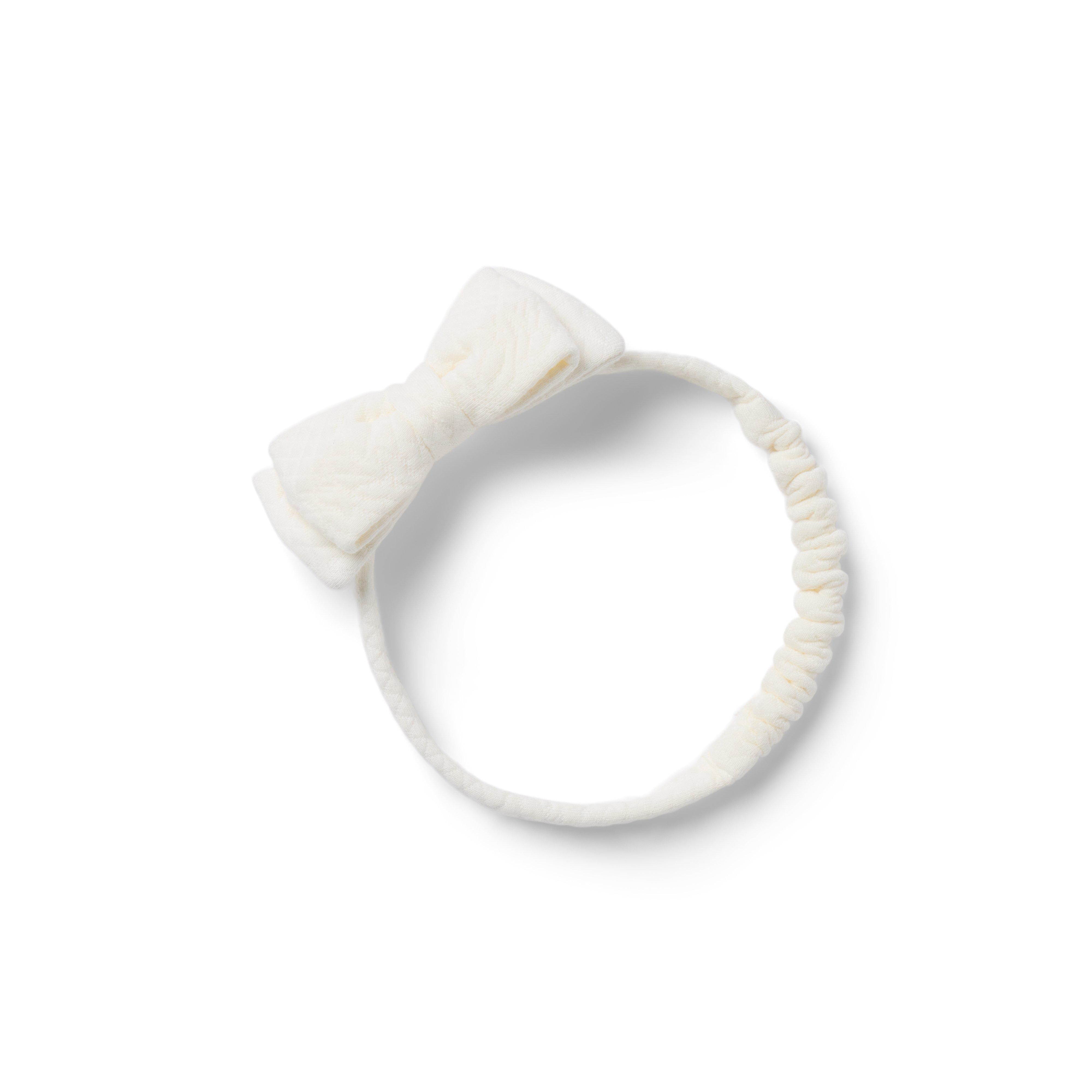 Baby Quilted Bow Soft Headband