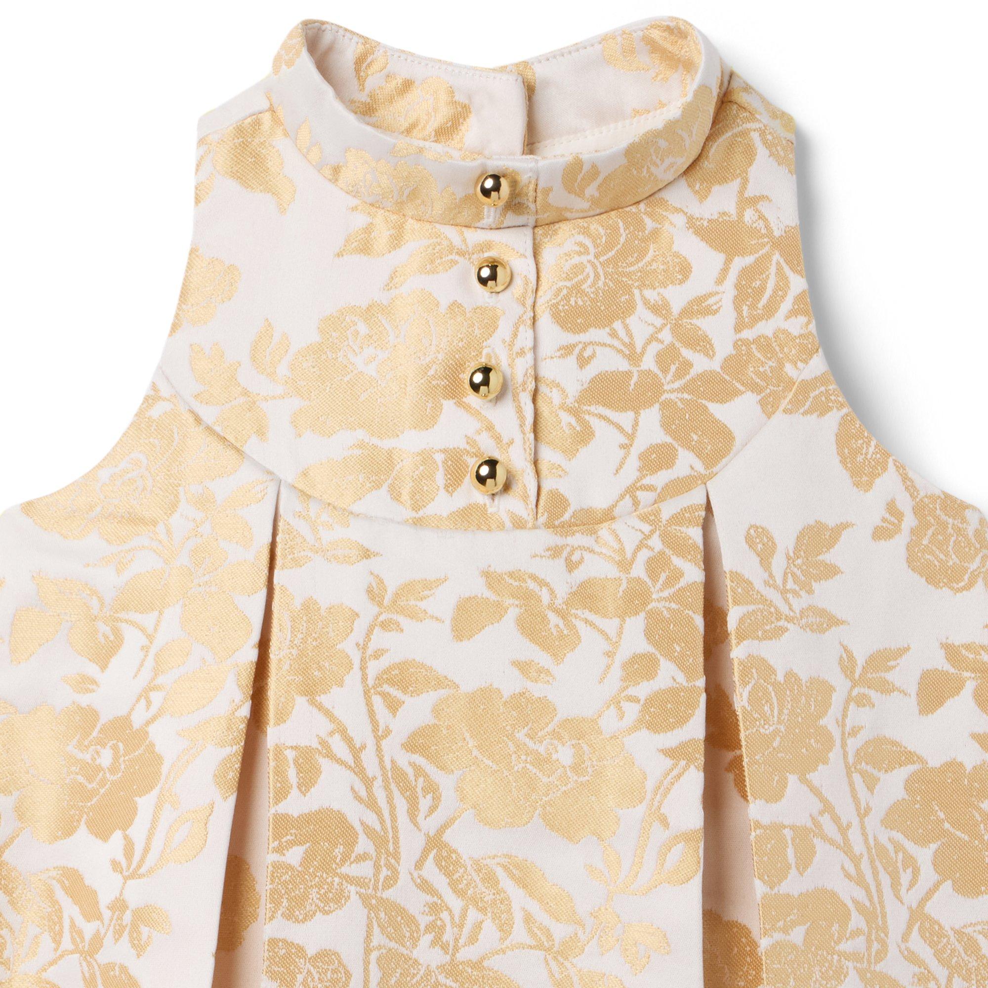 The Golden Floral Dress image number 1