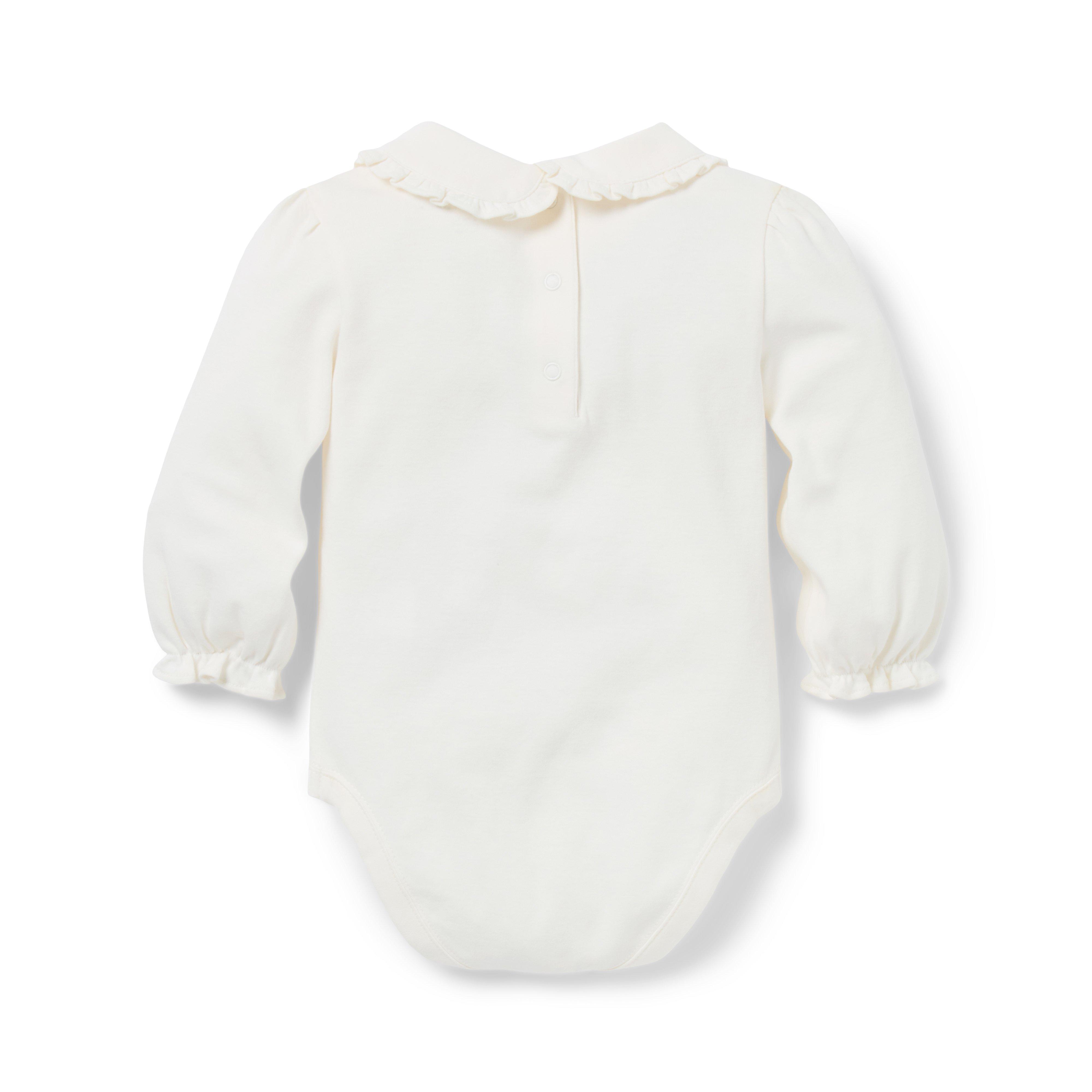 Baby Ruffle Trim Collar Bodysuit image number 2