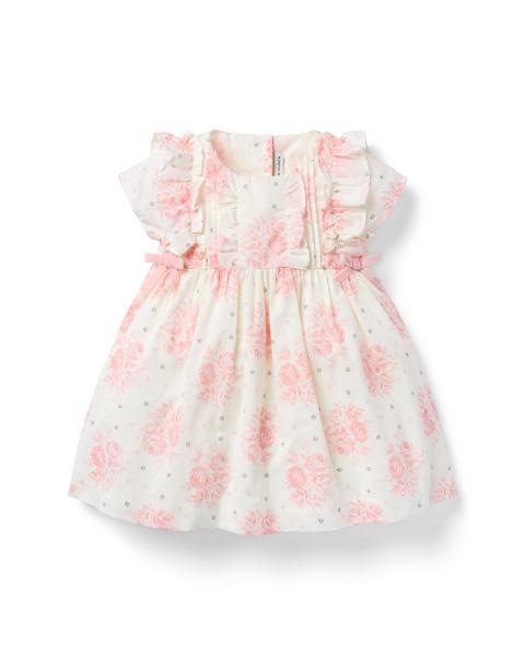 Baby Floral Pintuck Dress