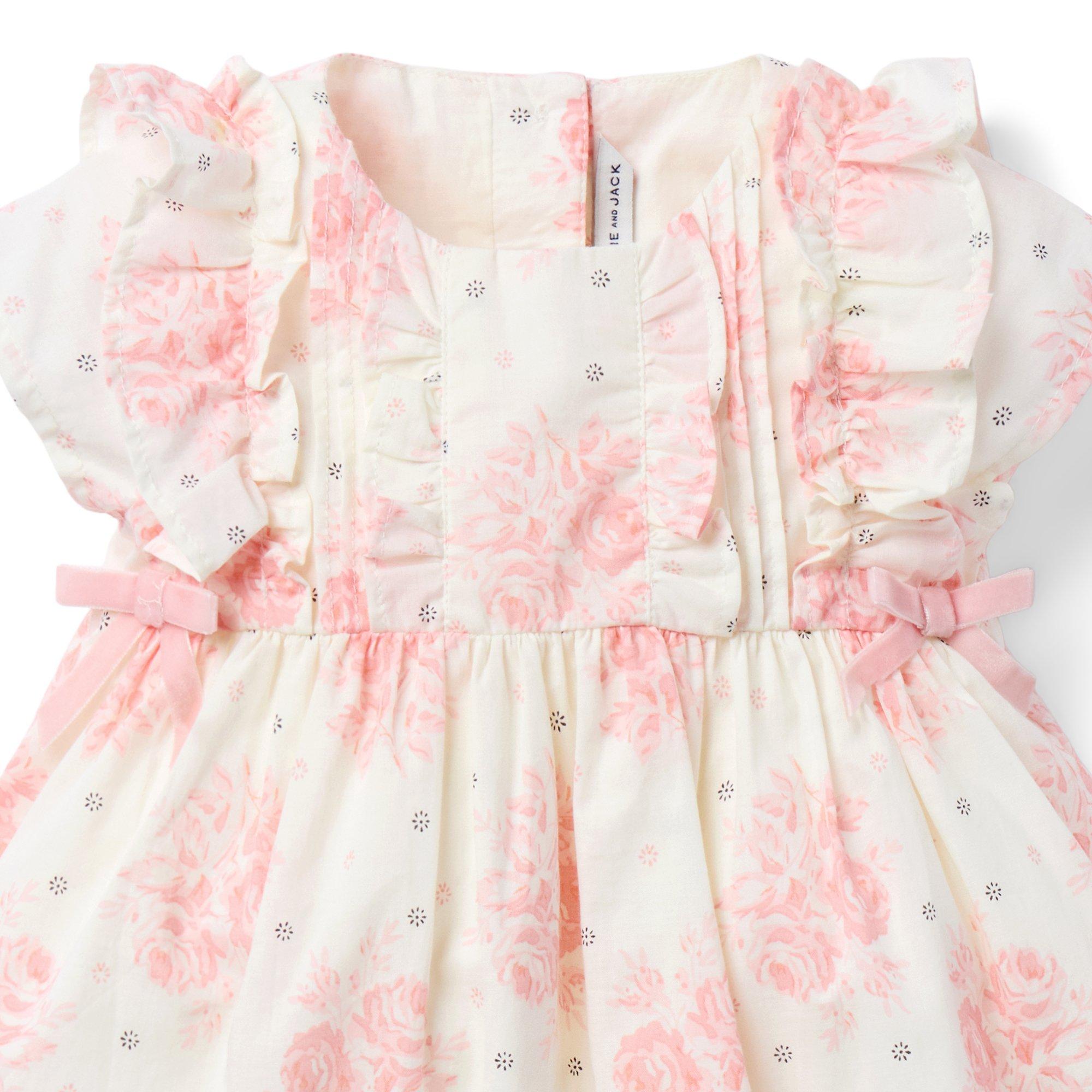 Baby Floral Pintuck Dress image number 1