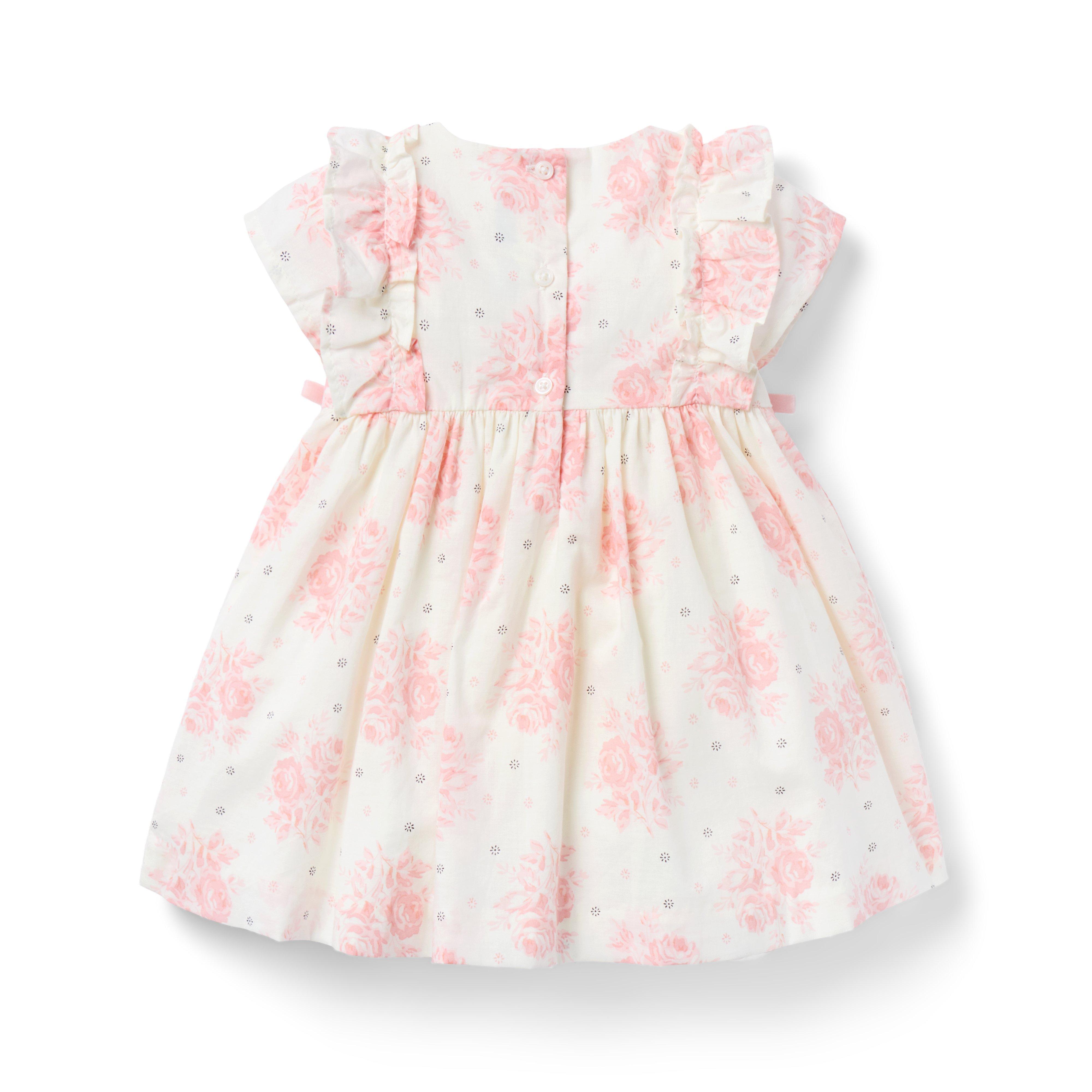 Baby Floral Pintuck Dress image number 2
