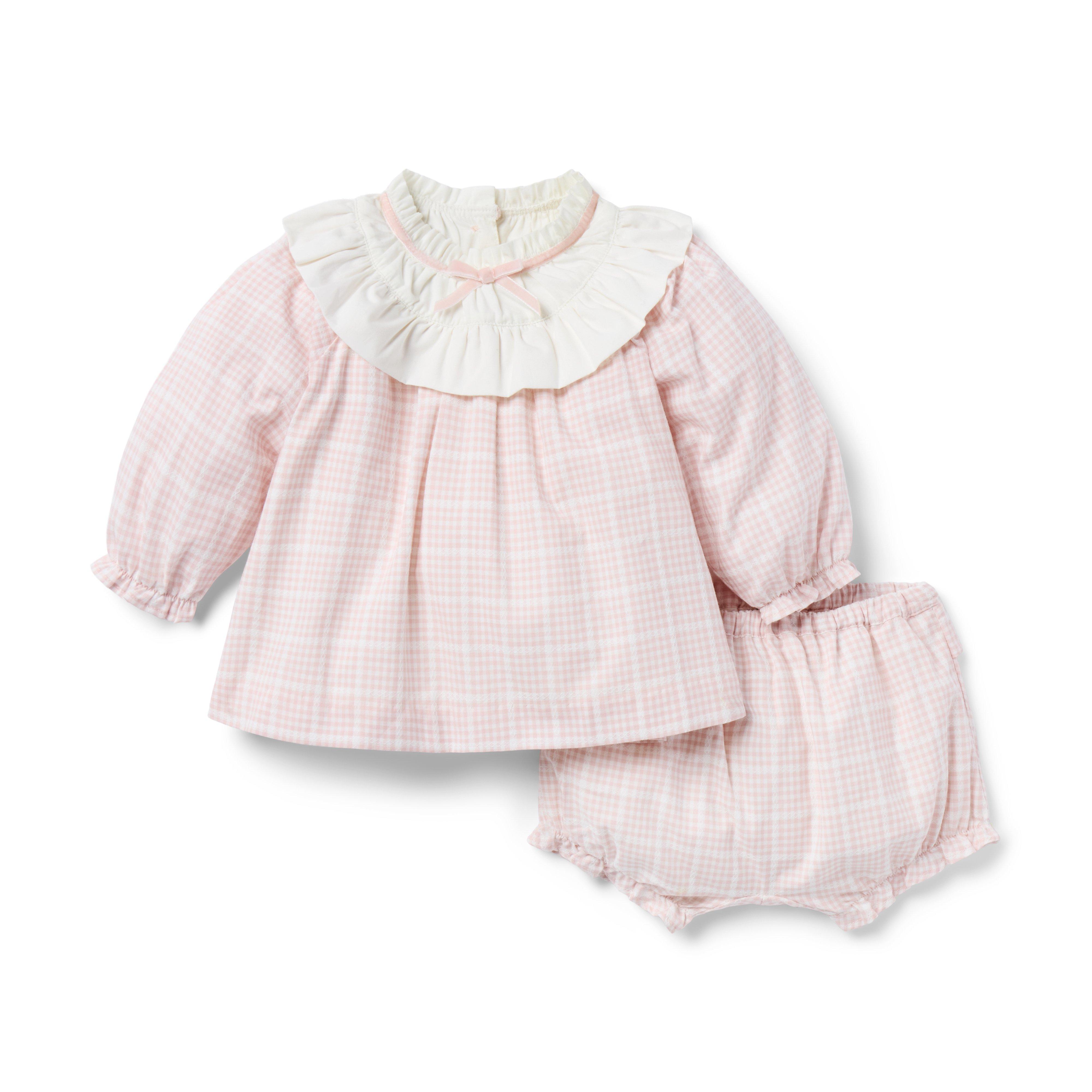 Baby Gingham Matching Set