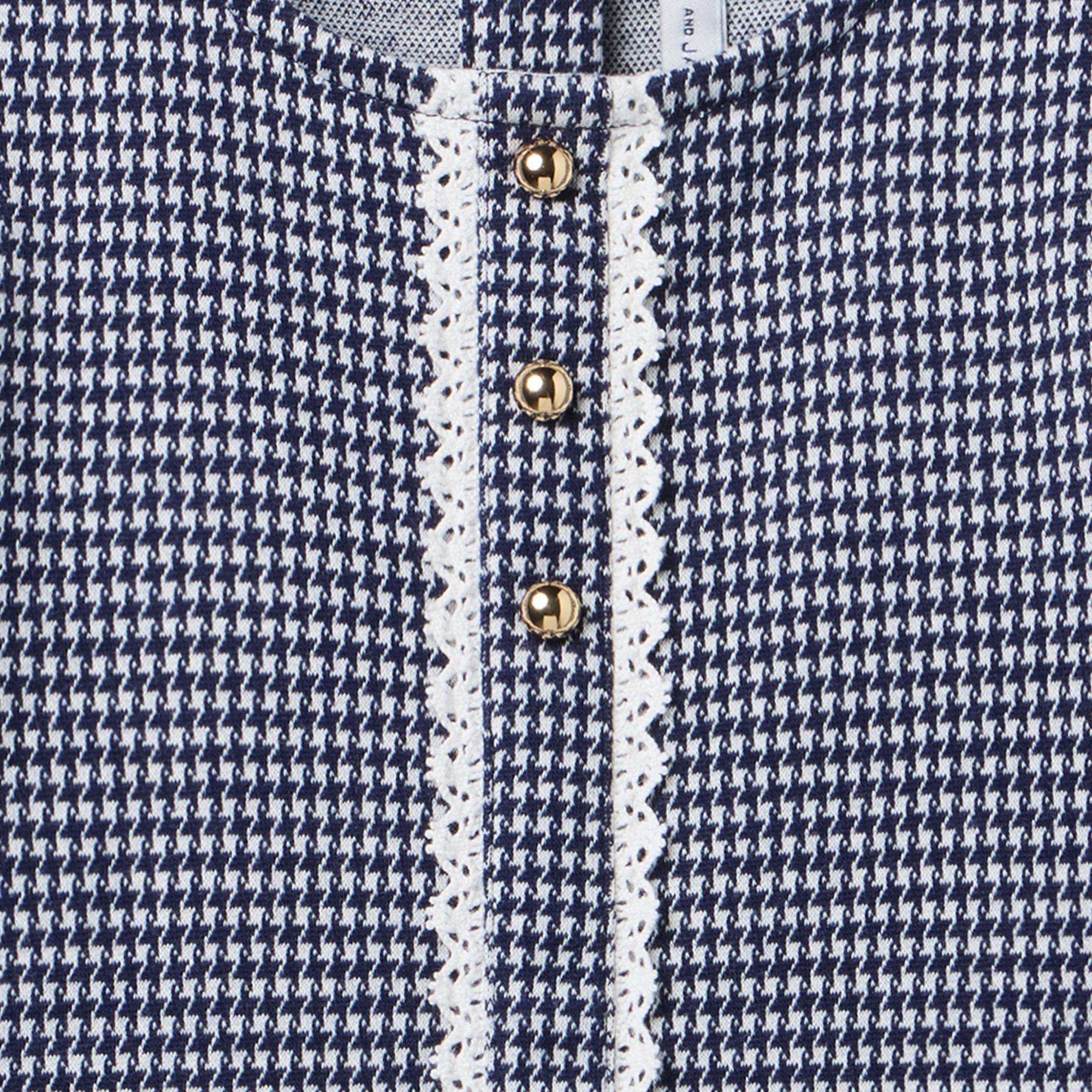 Houndstooth Dropwaist Dress image number 1