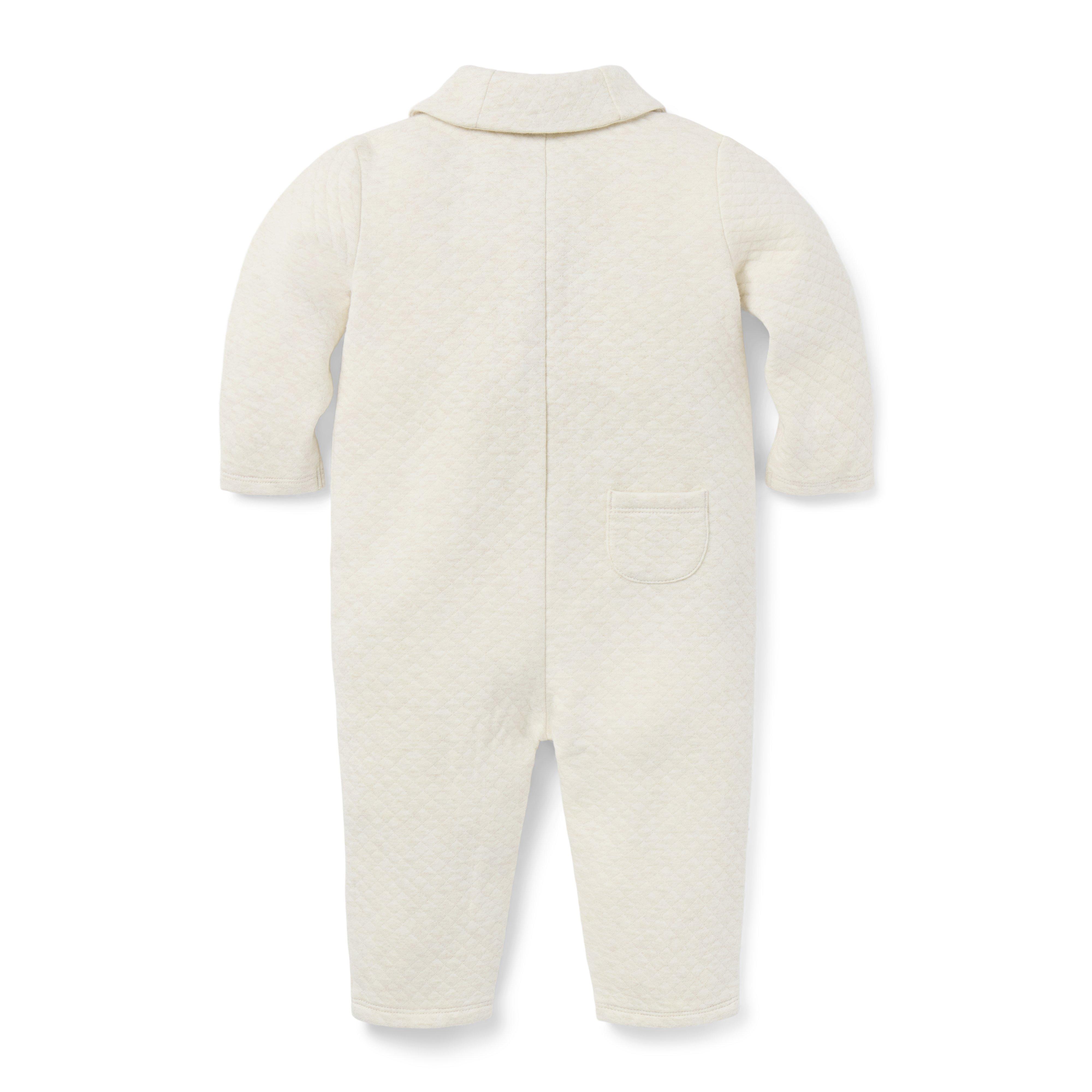 Baby Quilted Shawl Collar One-Piece image number 1