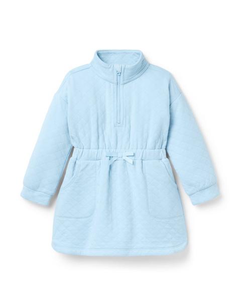Quilted Sweatshirt Dress