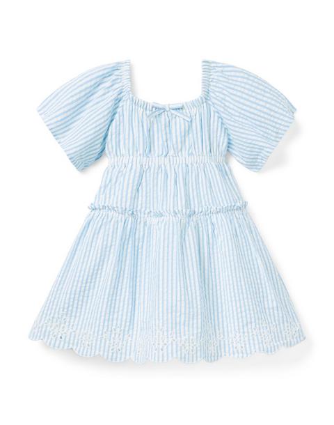 Striped Seersucker Dress