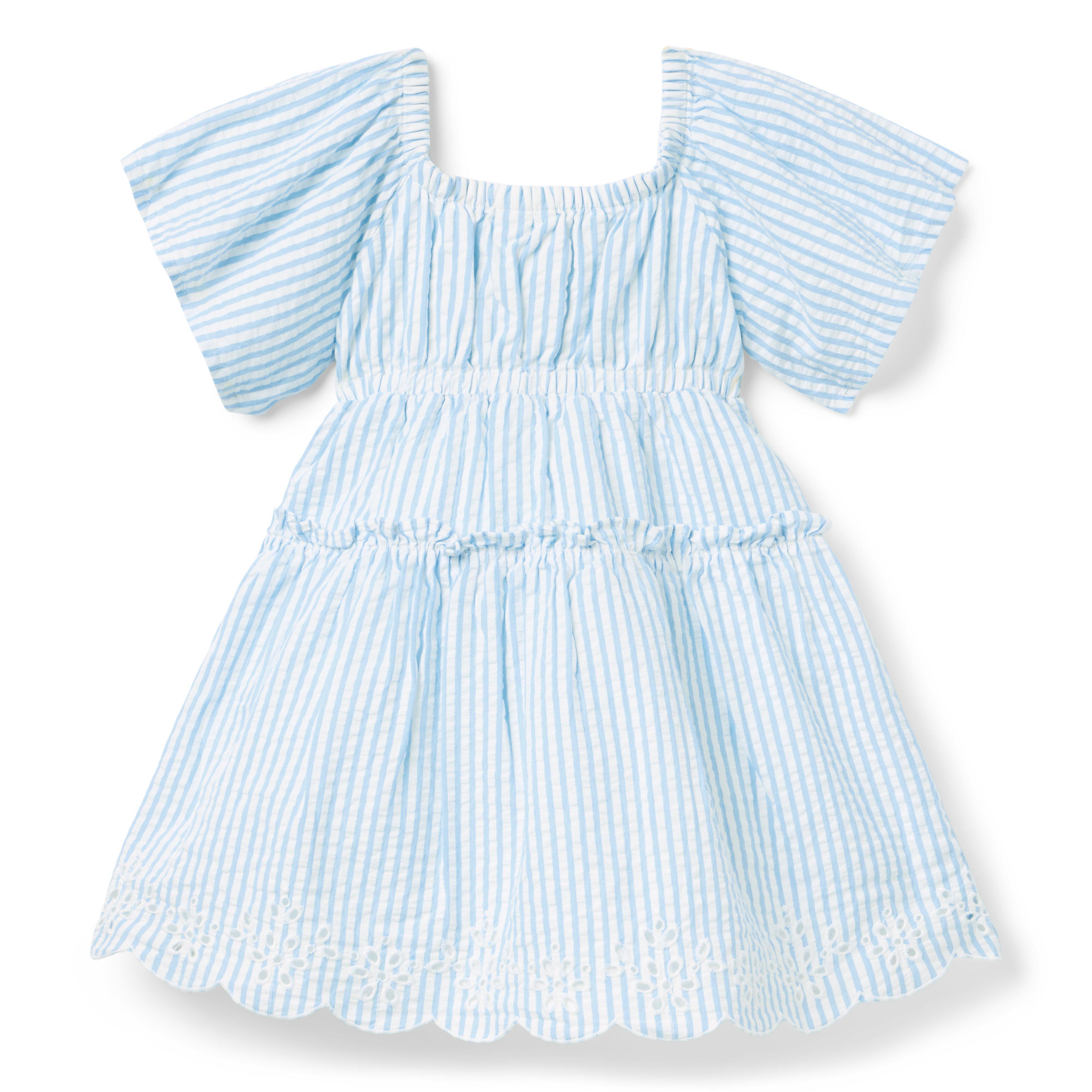 Striped Seersucker Dress image number 2