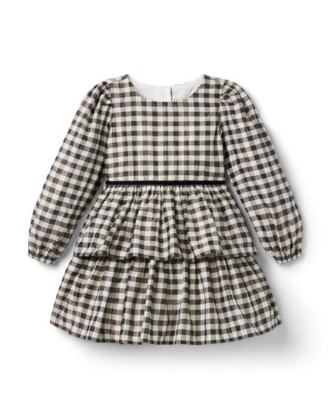Gingham Shimmer Dress