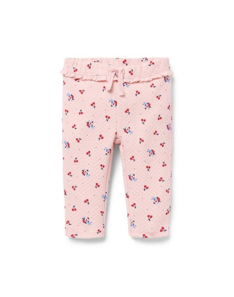 Baby Cherry Floral Quilted Pant