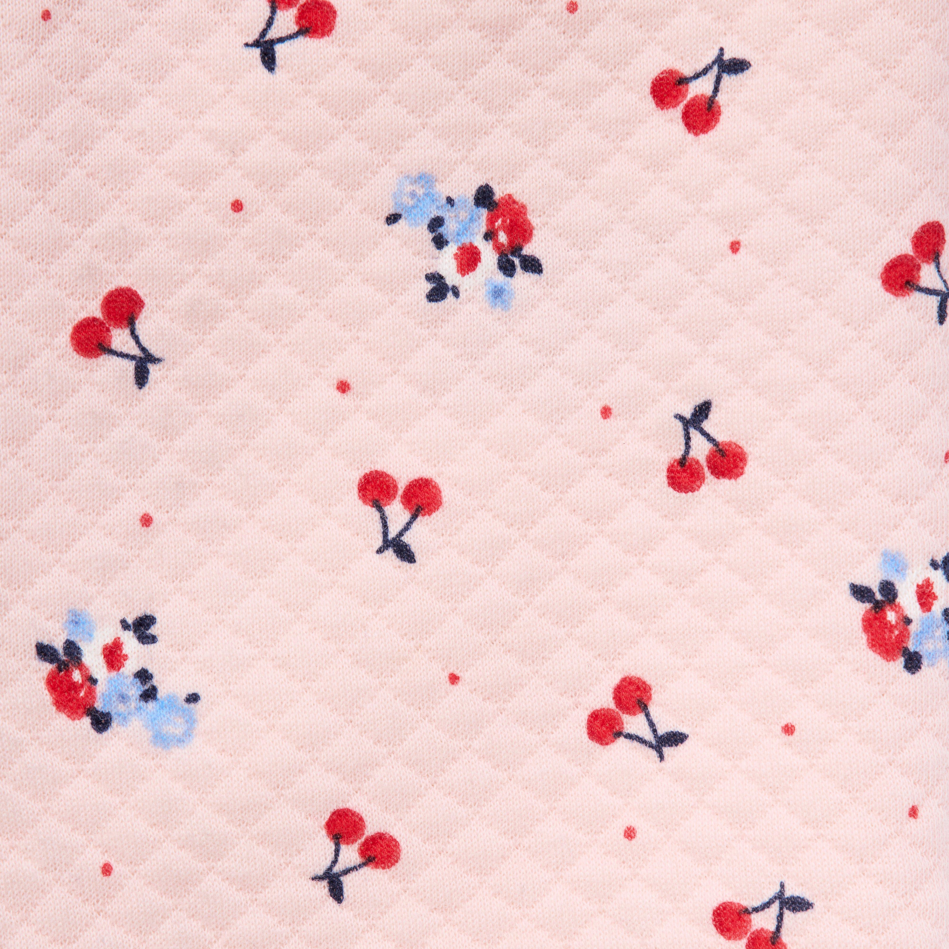 Baby Cherry Floral Quilted Pant image number 1