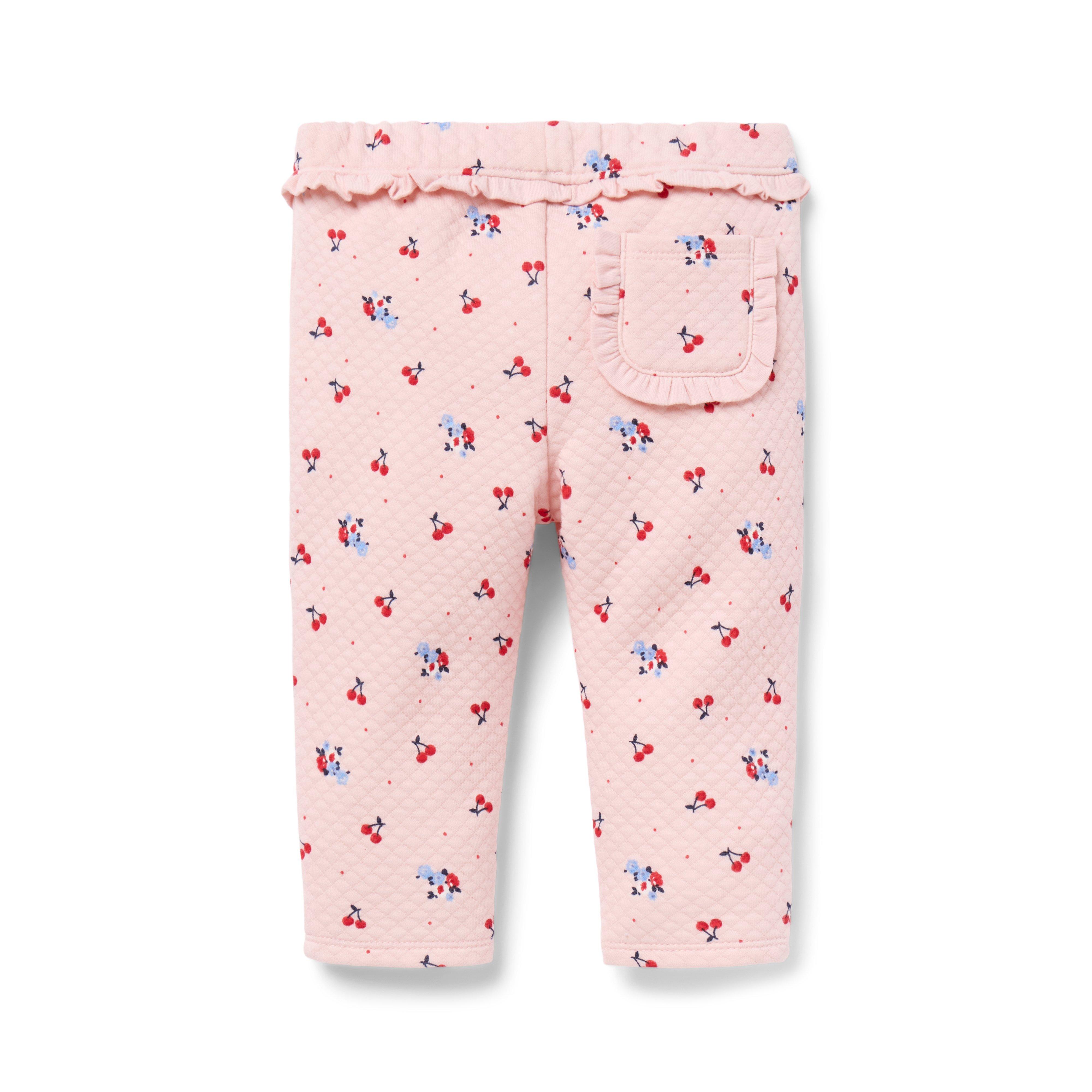 Baby Cherry Floral Quilted Pant image number 2