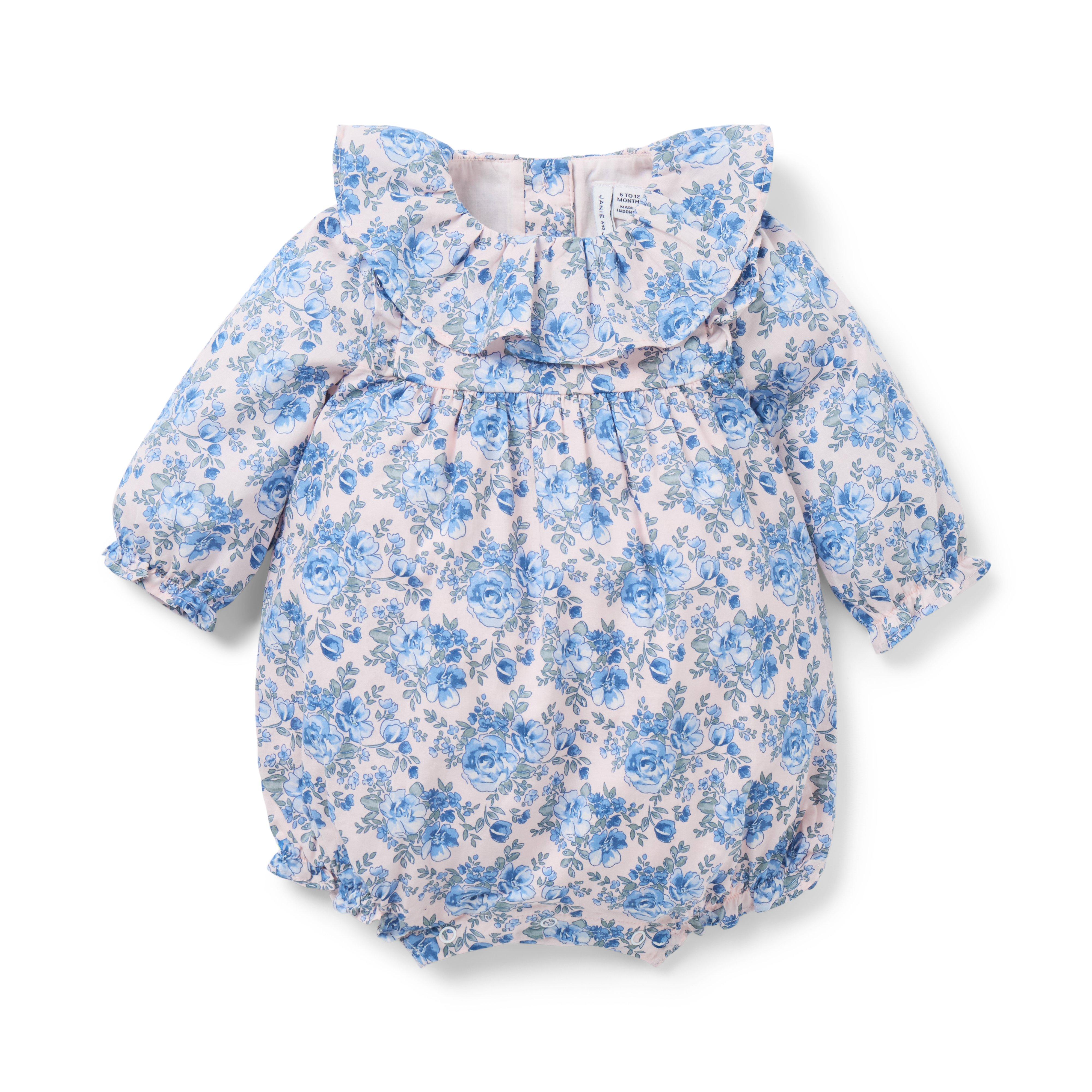 Baby Floral Ruffle Romper